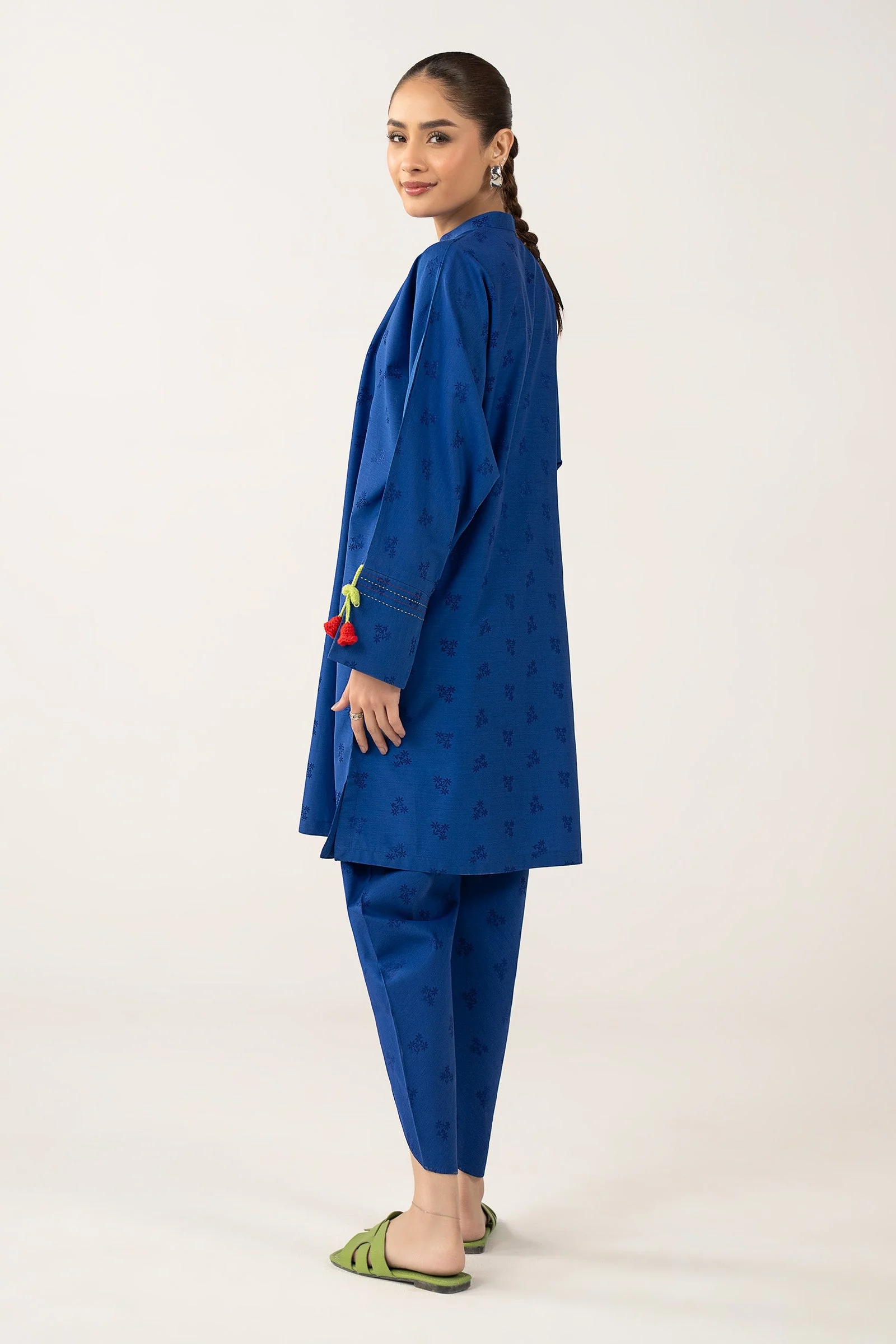 2 Pc Dyed Dobby Viscose Suit - Image 6