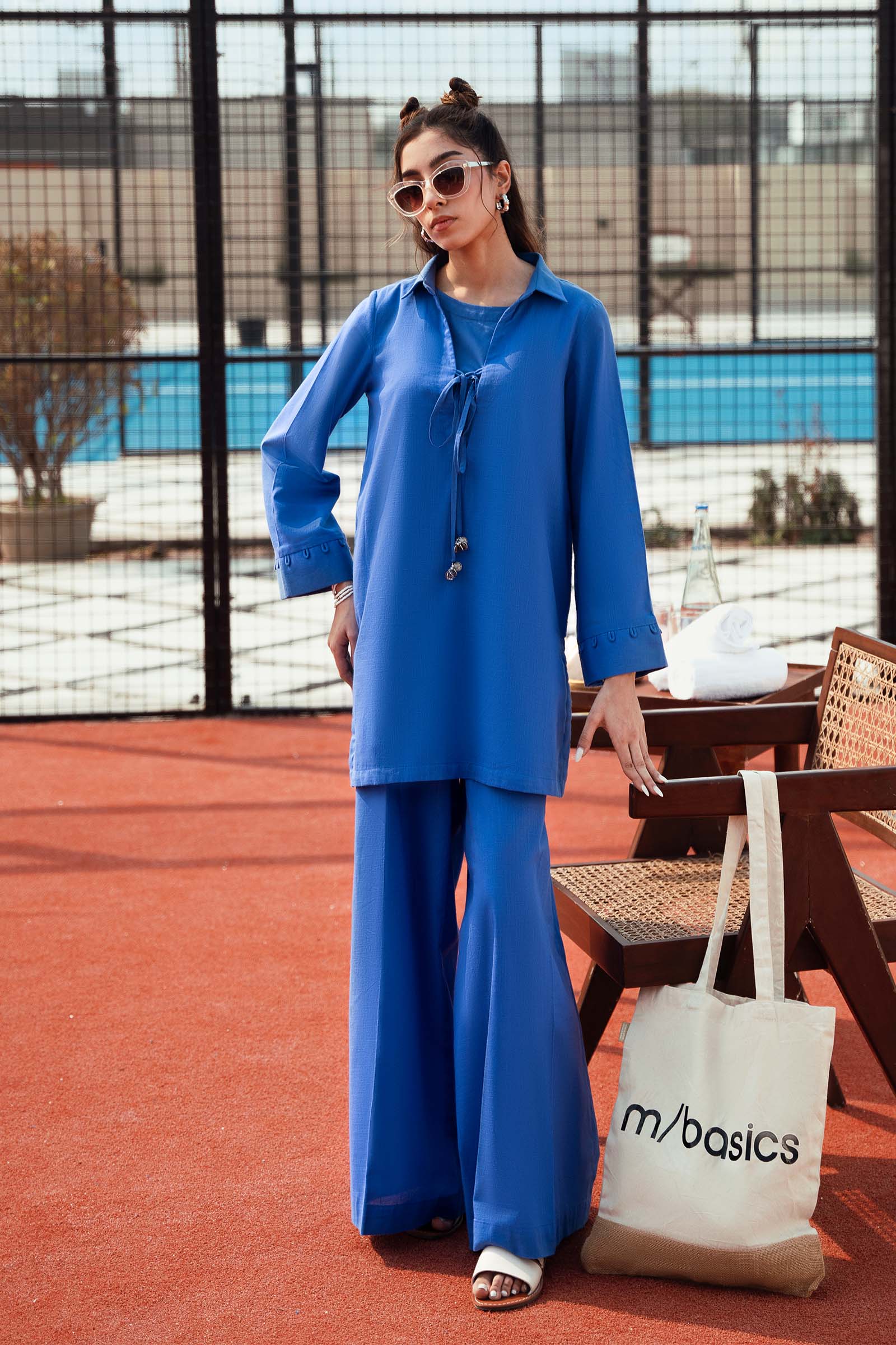 2 Pc Dyed European Linen Suit - Image 3