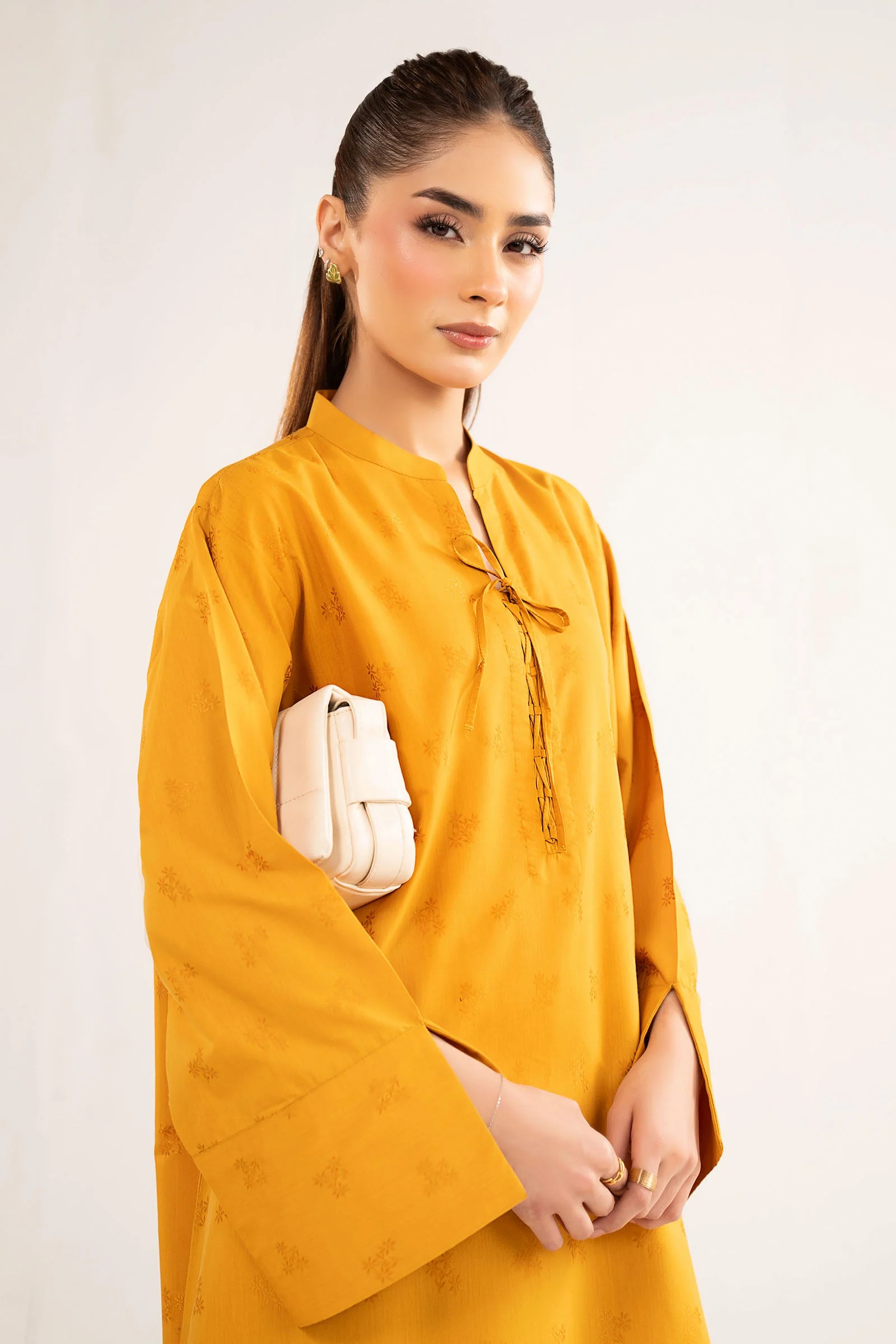 2 Pc Dyed Dobby Viscose Suit - Image 2