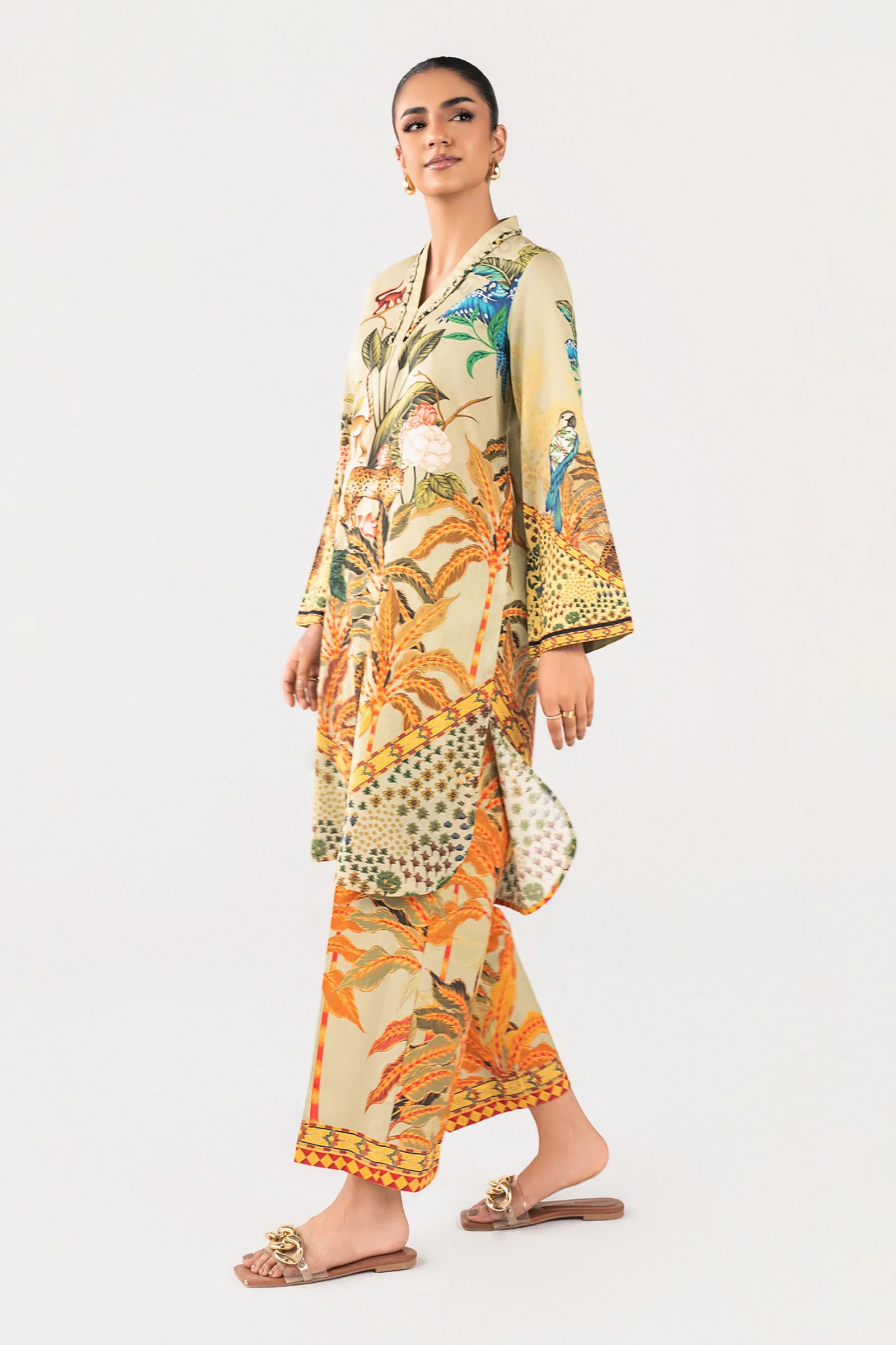 2 Pc Printed Lawn Suit - Image 6