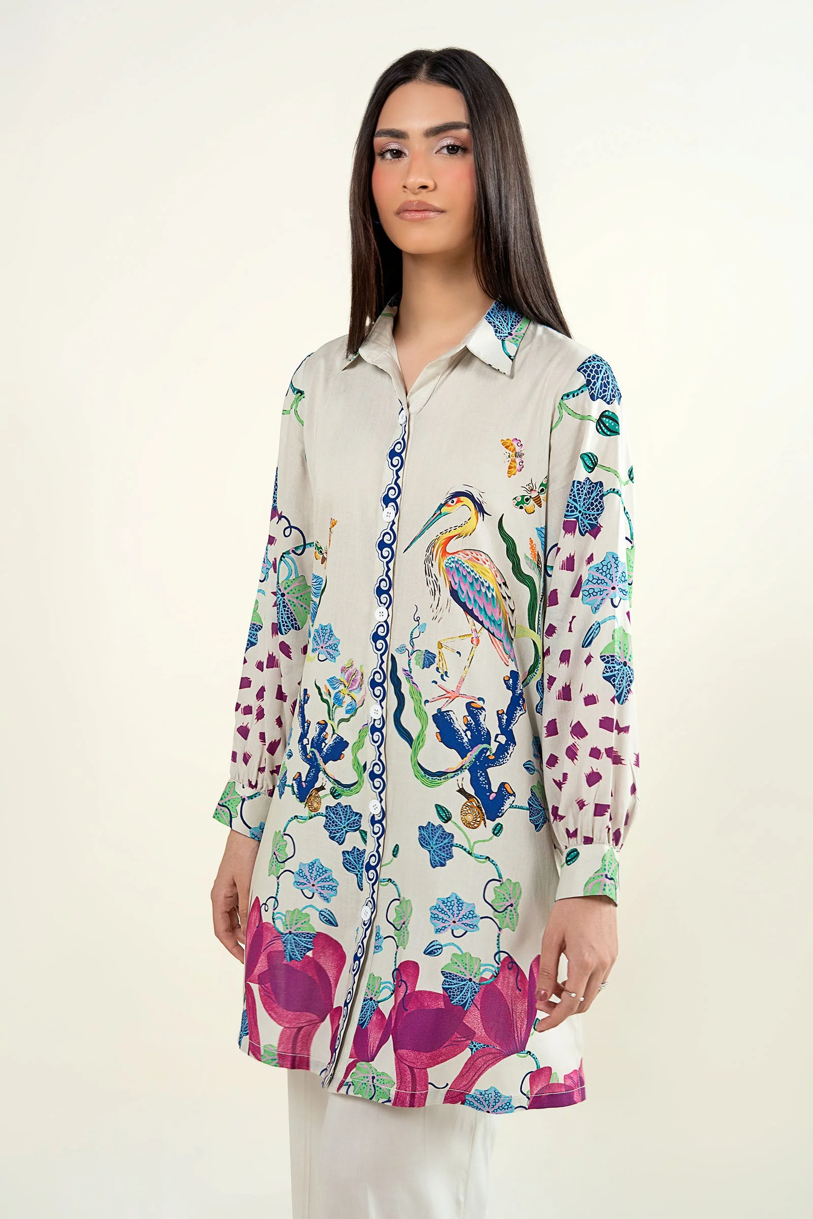2 Pc Printed Lawn Suit - Image 2
