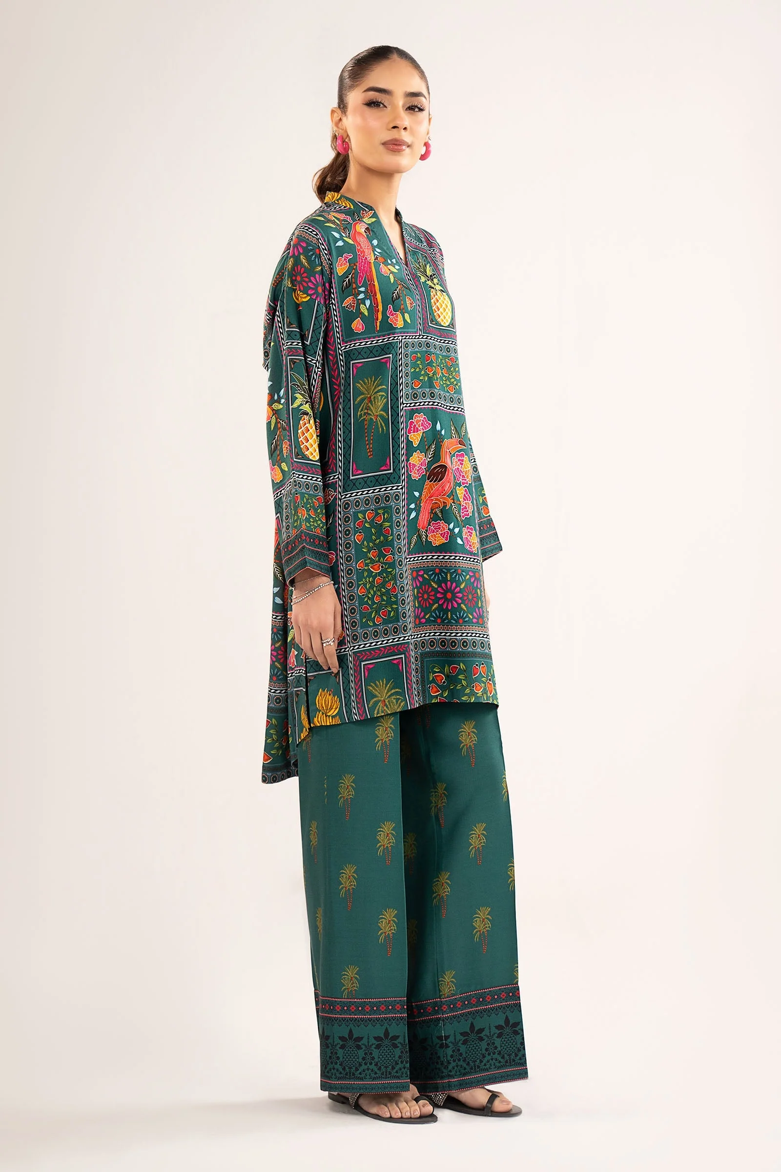 2 Pc Printed Arabic Lawn Suit - Image 6