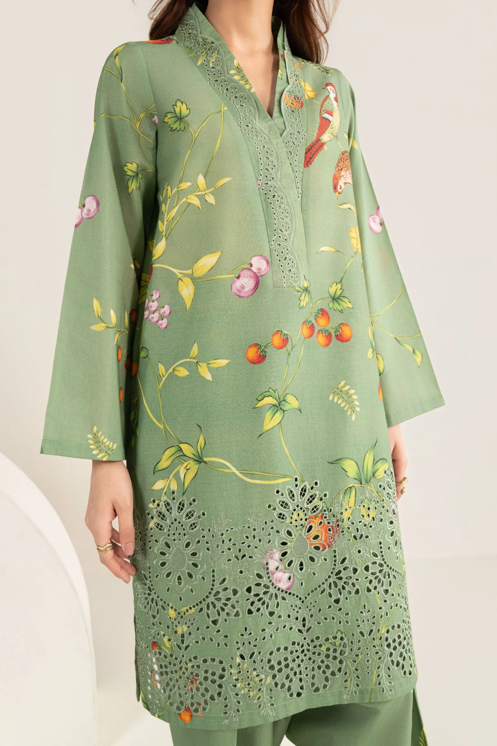 2 Pc Embroidered Lawn Suit - Image 5