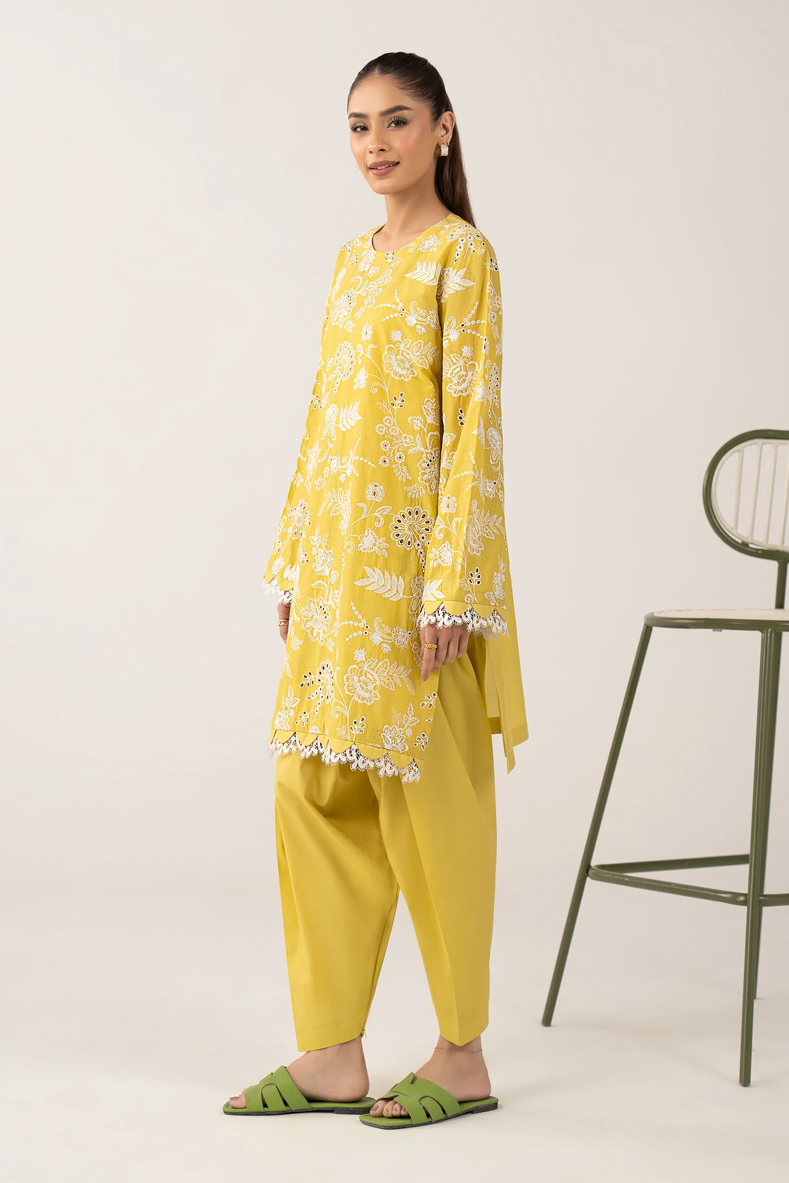 2 Pc Embroidered Lawn Suit - Image 6