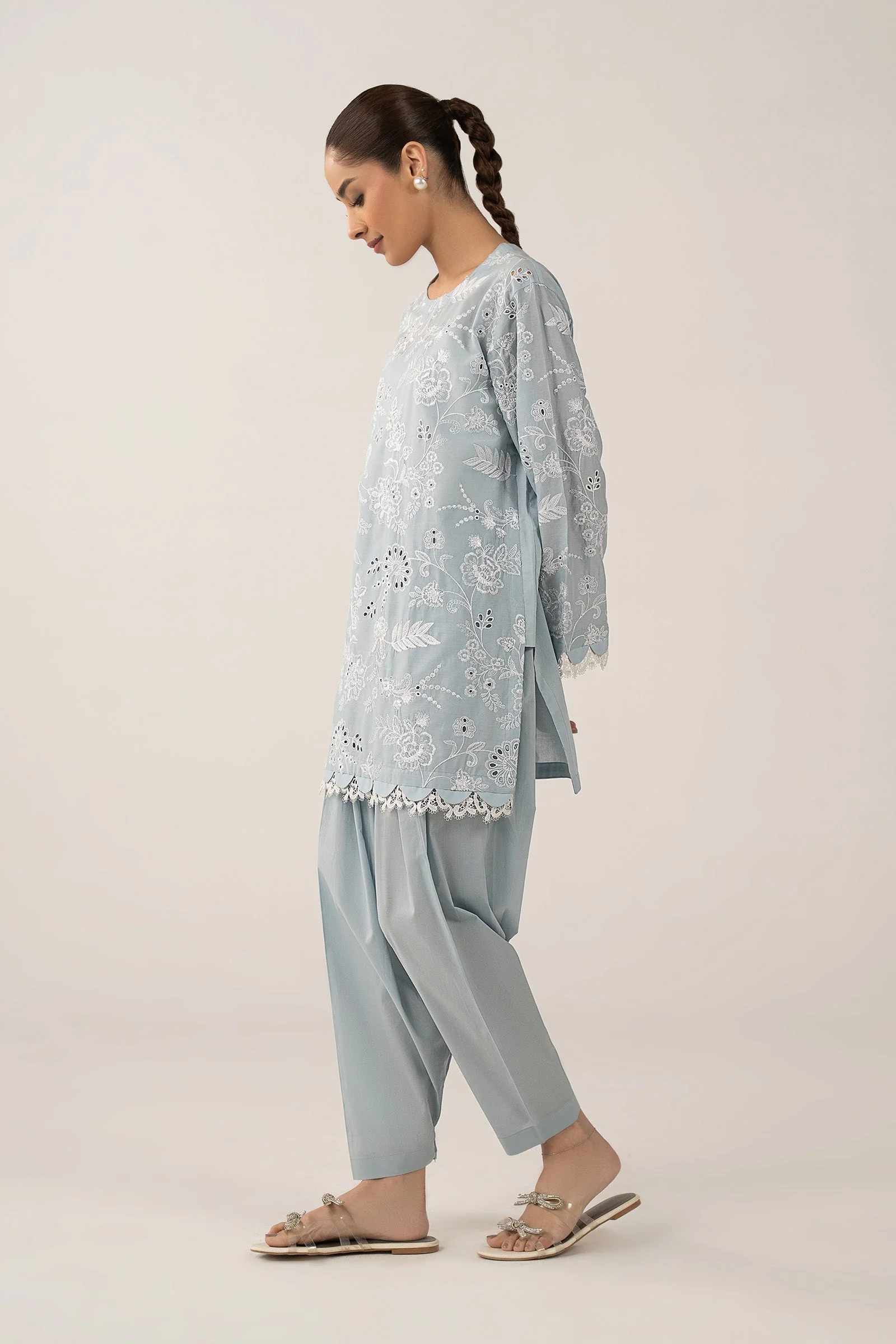 2 Pc Embroidered Lawn Suit - Image 6