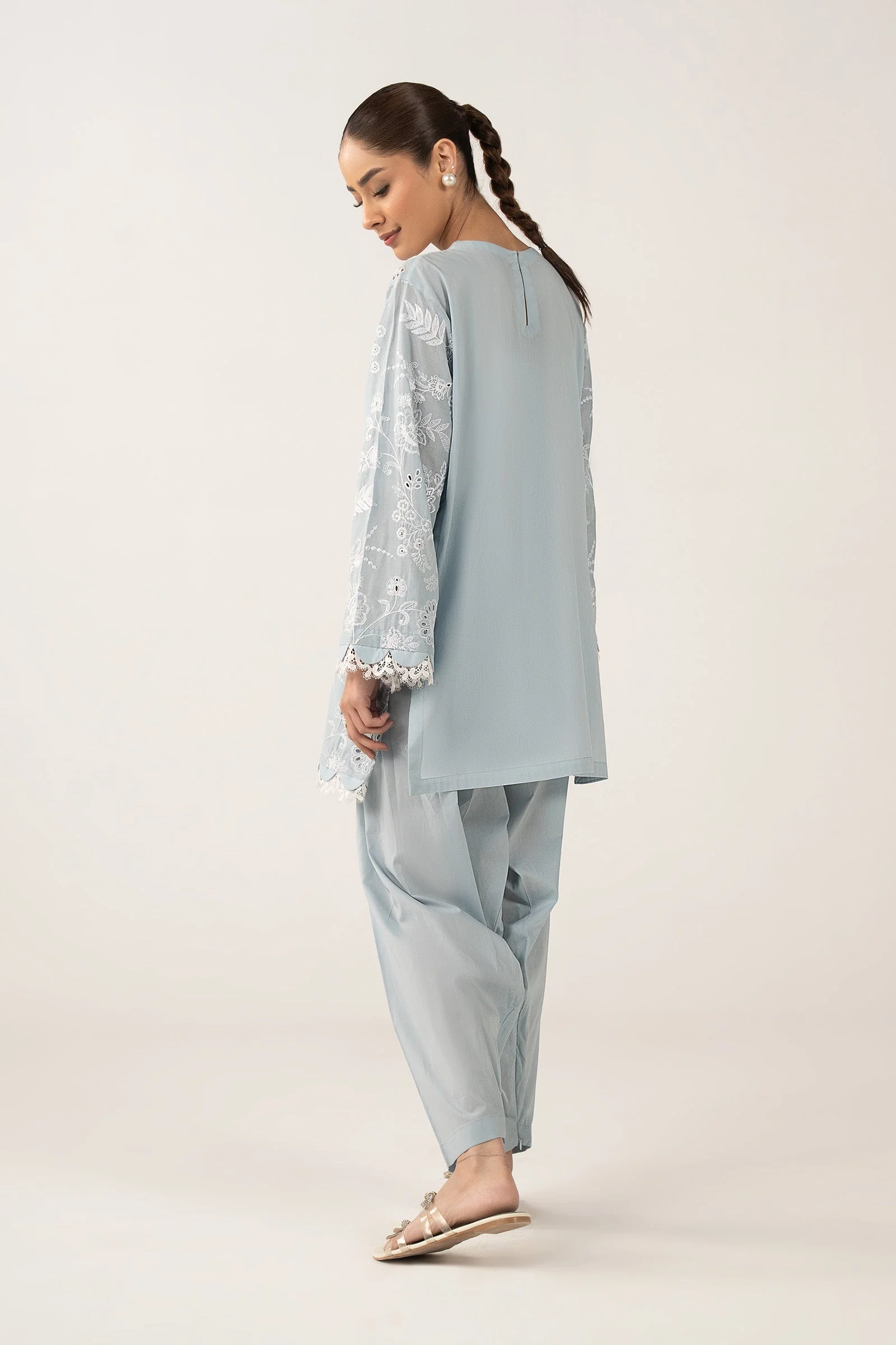 2 Pc Embroidered Lawn Suit - Image 7