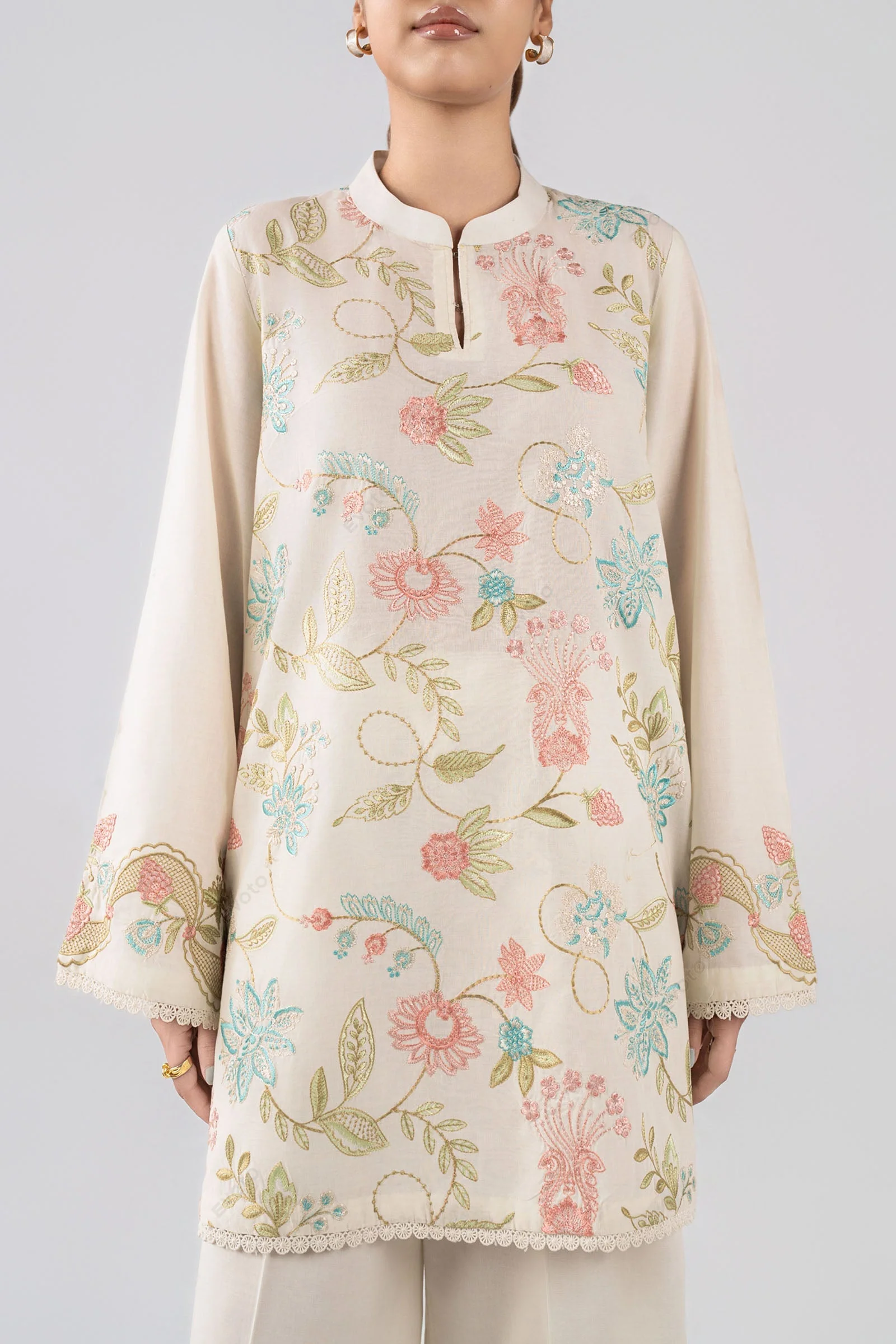 2 Pc Embroidered Lawn Suit - Image 6
