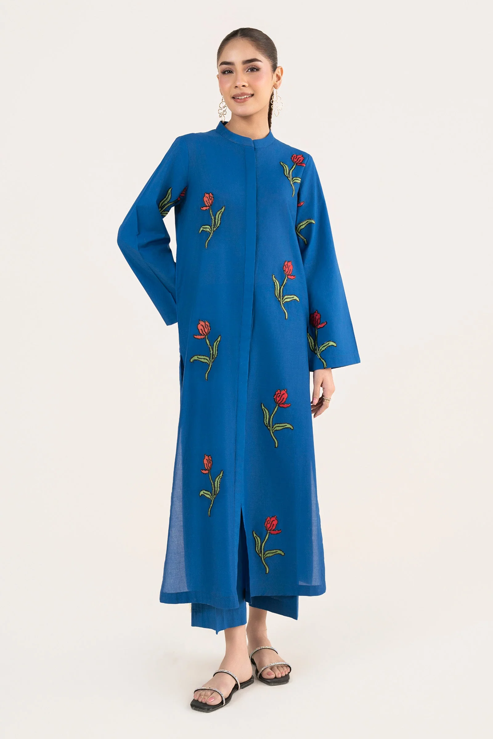 2 Pc Embroidered Lawn Suit - Image 2