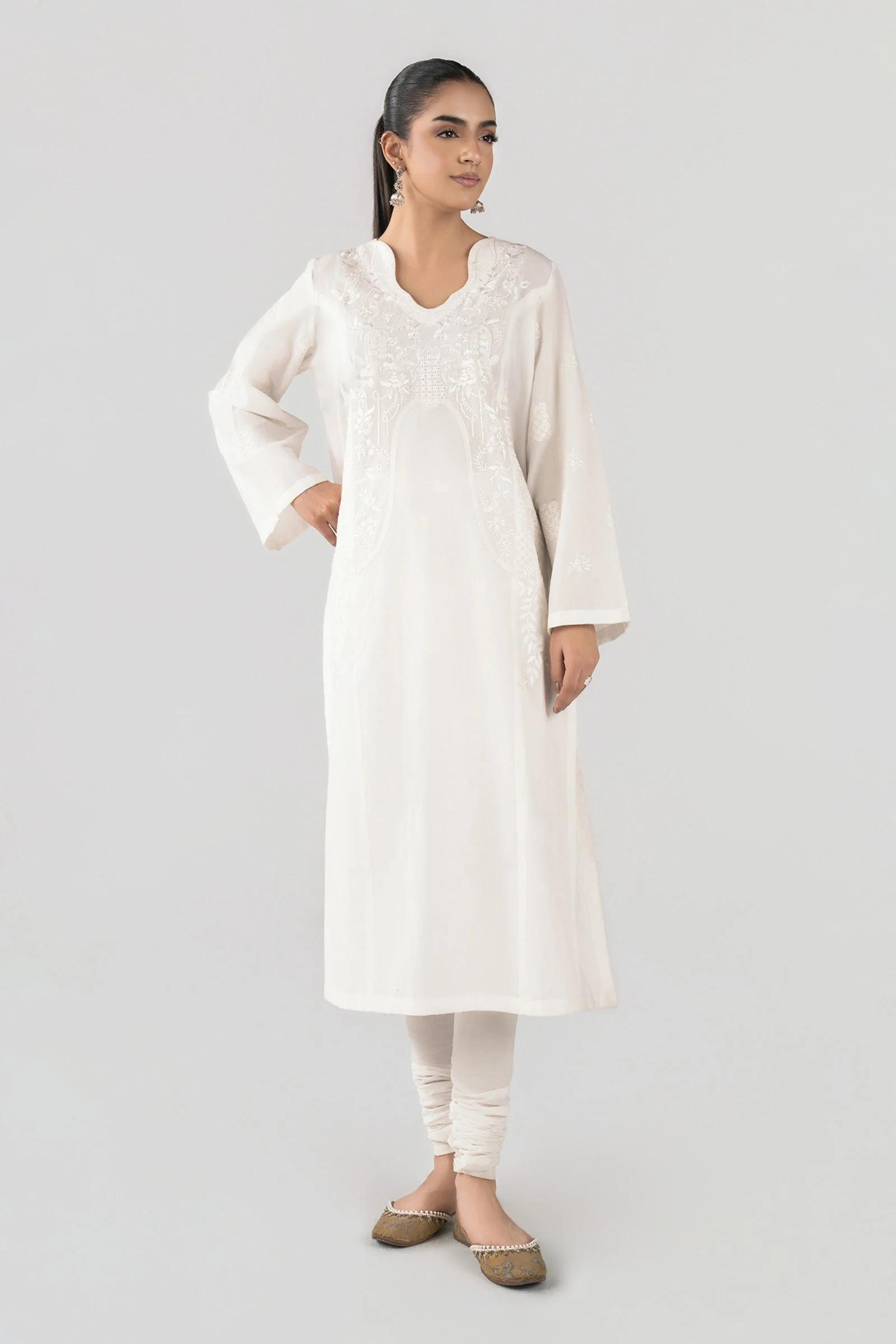 2 Pc Embroidered Lawn Suit