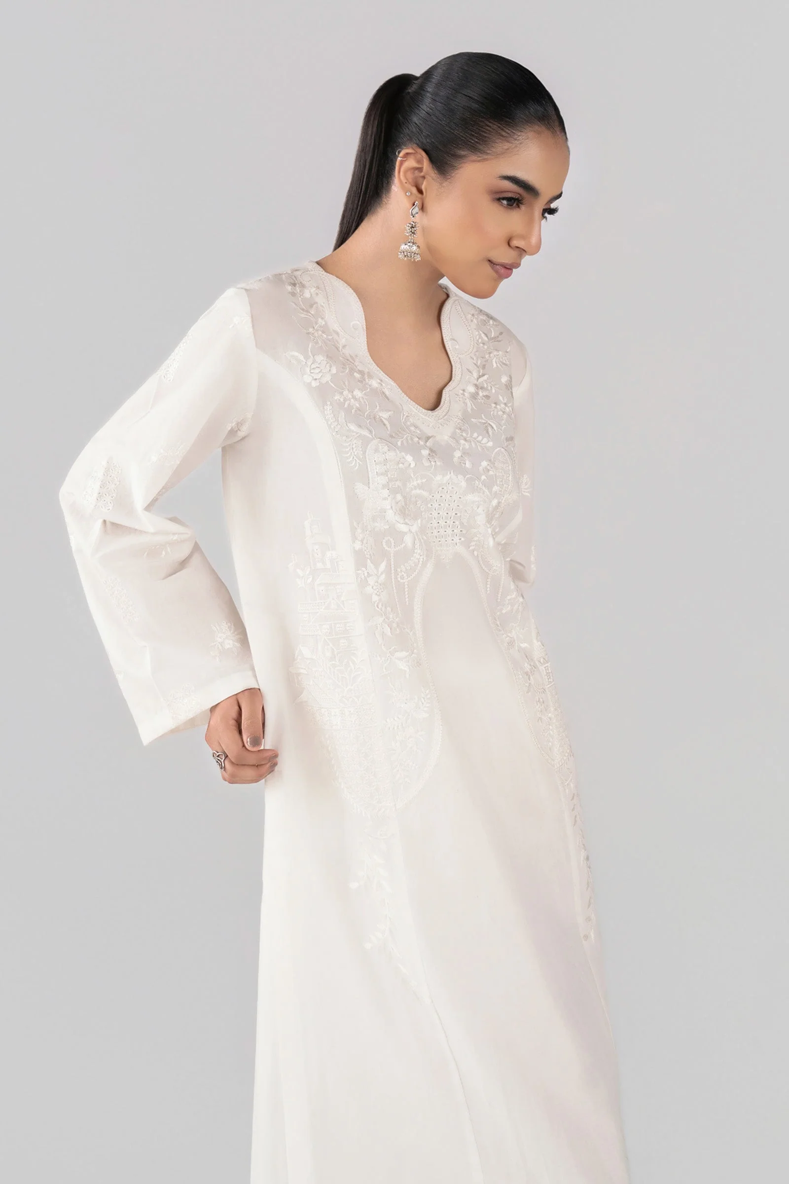 2 Pc Embroidered Lawn Suit - Image 3