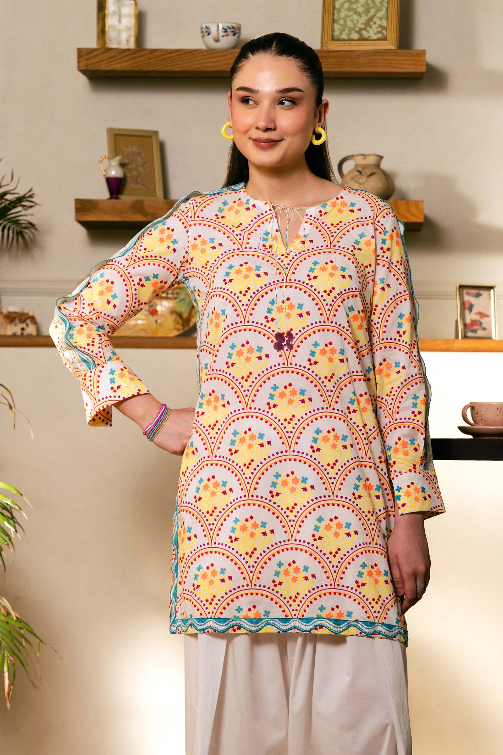 Printed Lawn Shirt - Image 3