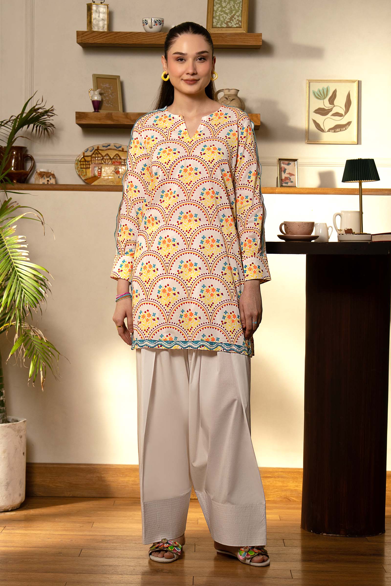 Printed Lawn Shirt - Image 4