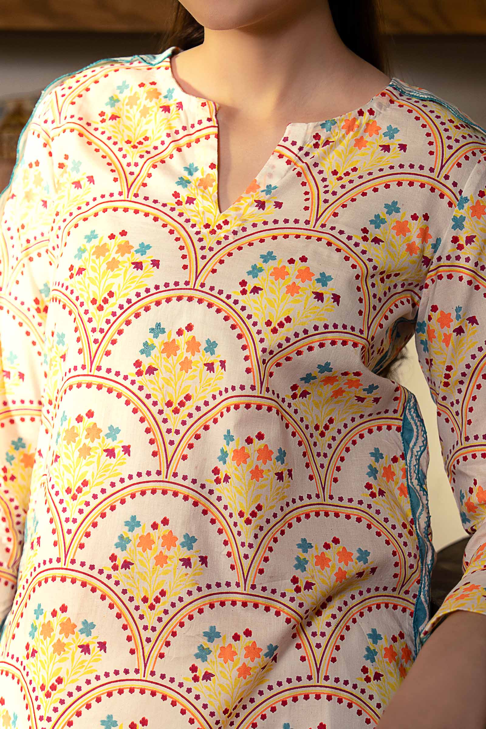 Printed Lawn Shirt - Image 6