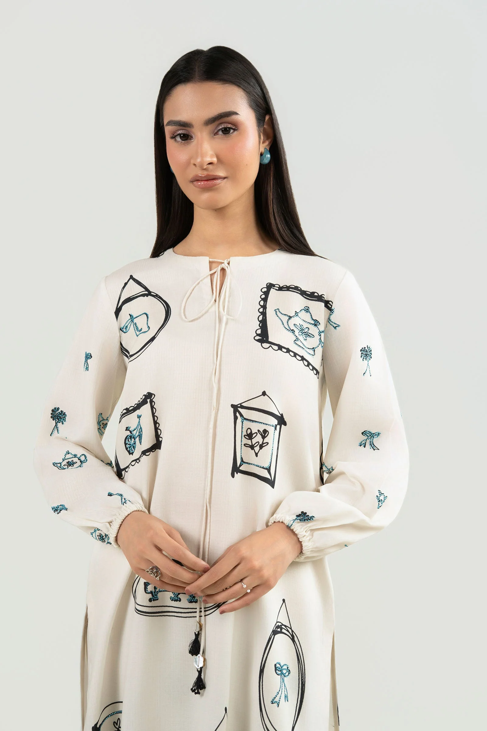2 Pc Embellished Ripstop Suit - Image 2