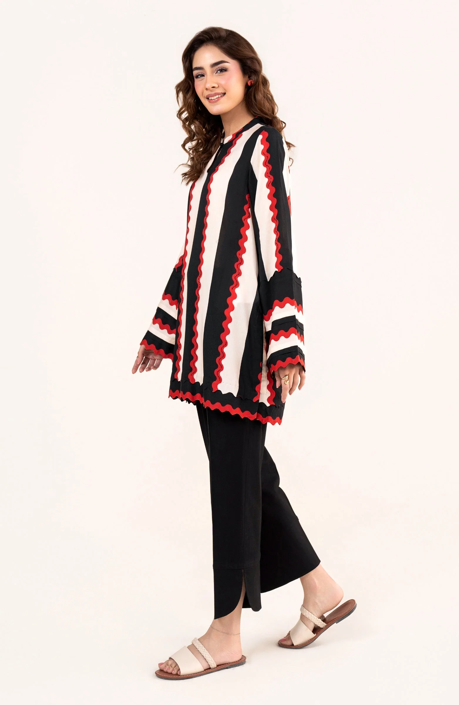 Printed Lawn Shirt - Image 6