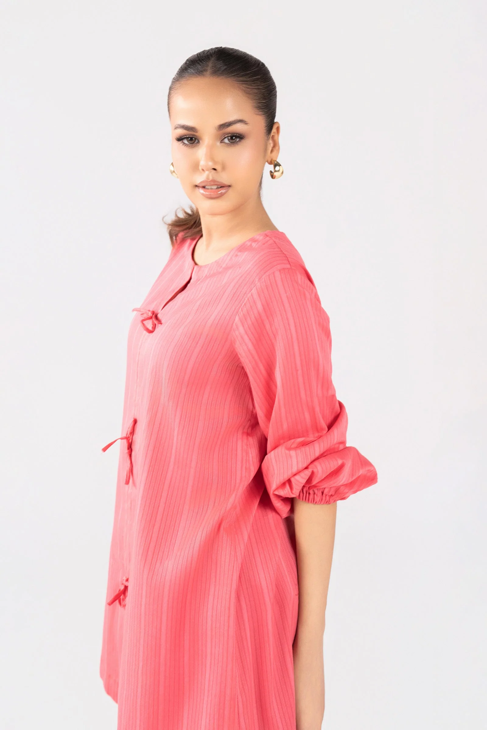 2 Pc Dyed Cotton Stripe Suit - Image 3