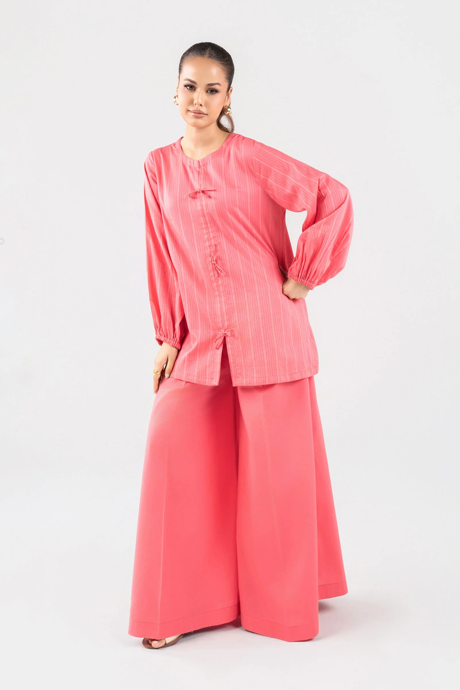 2 Pc Dyed Cotton Stripe Suit - Image 7