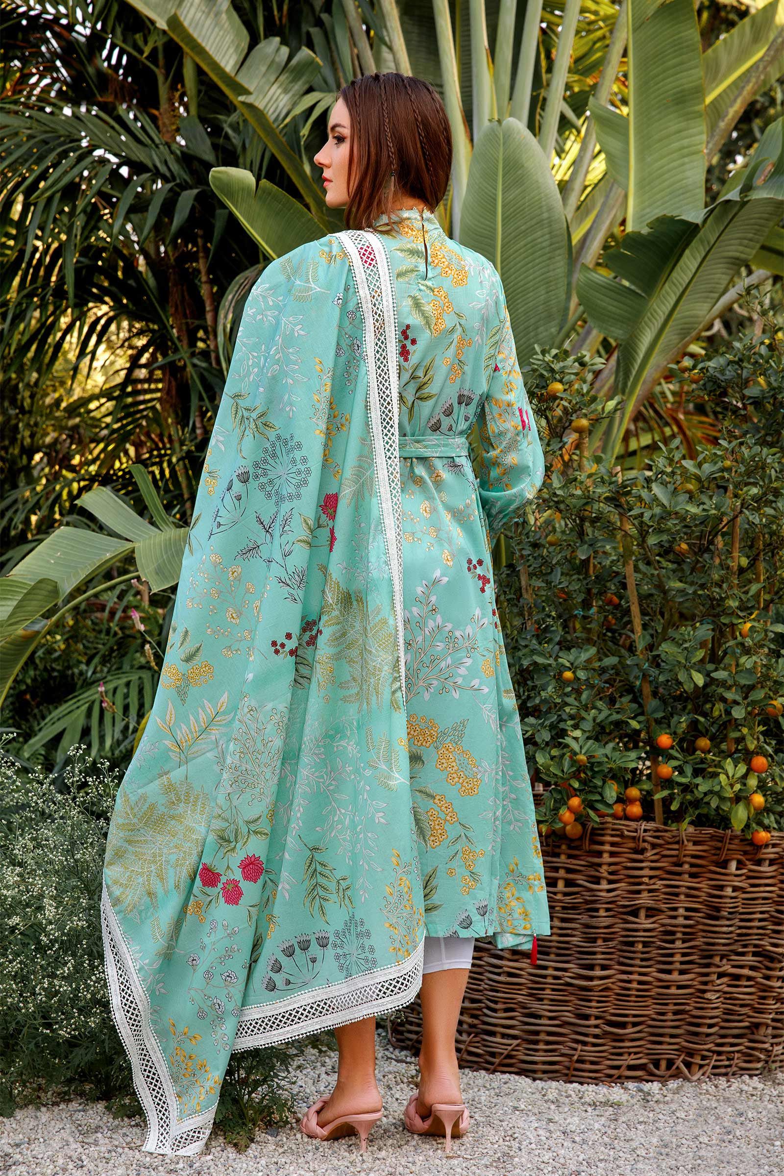 Unstitched fabric | Sea Green MB-US23-109-A - Image 3