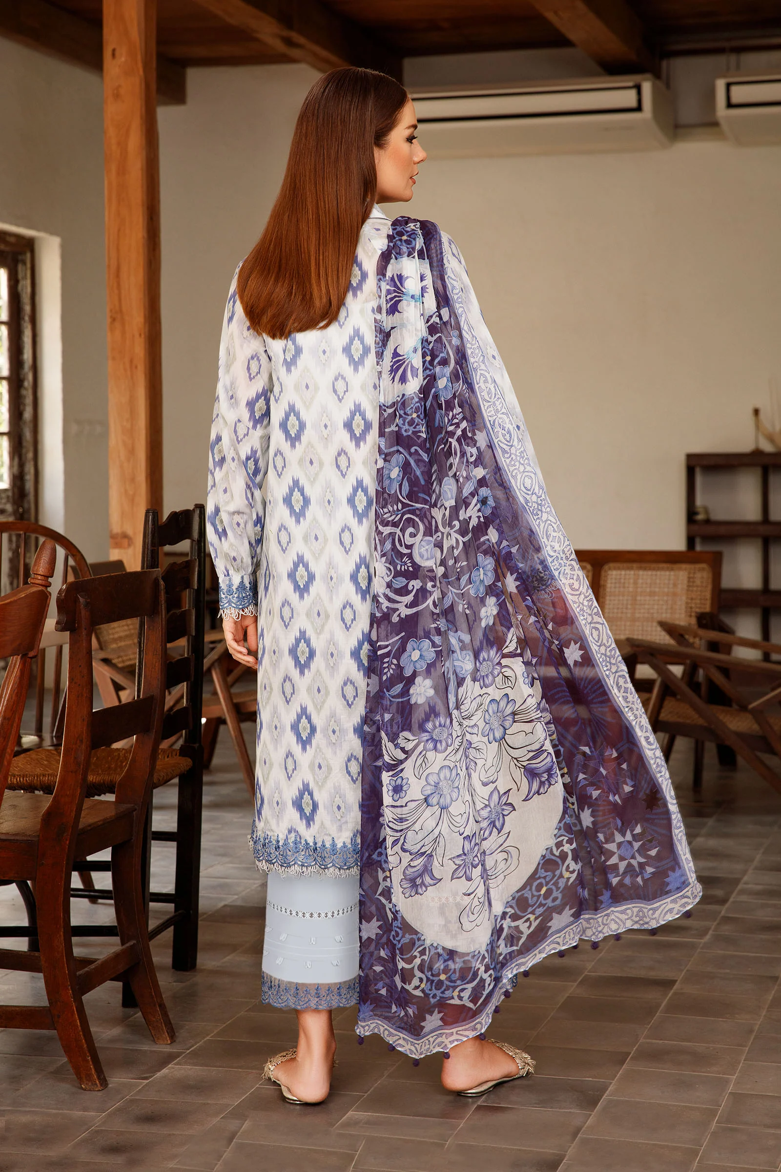 Unstitched fabric | Blue MB-US23-111-A - Image 3