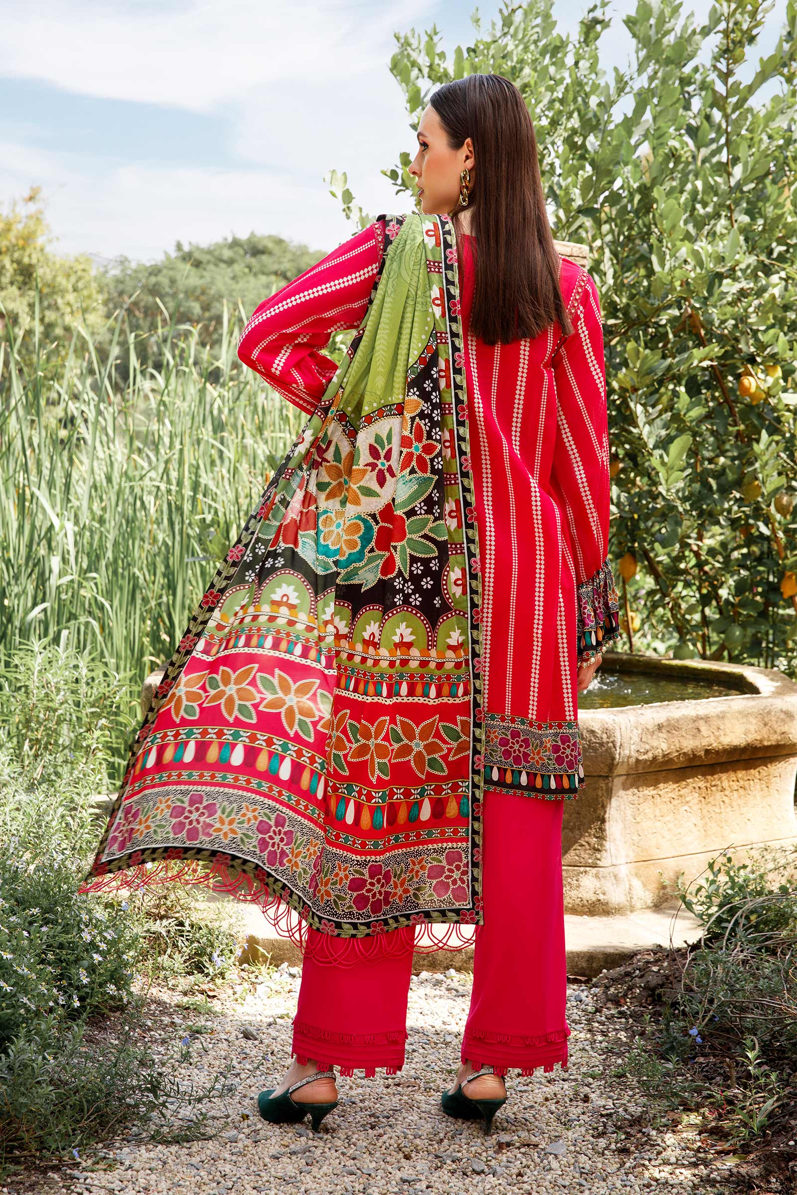 3 Piece - Lawn Suit | MB-US23-112-B - Image 4