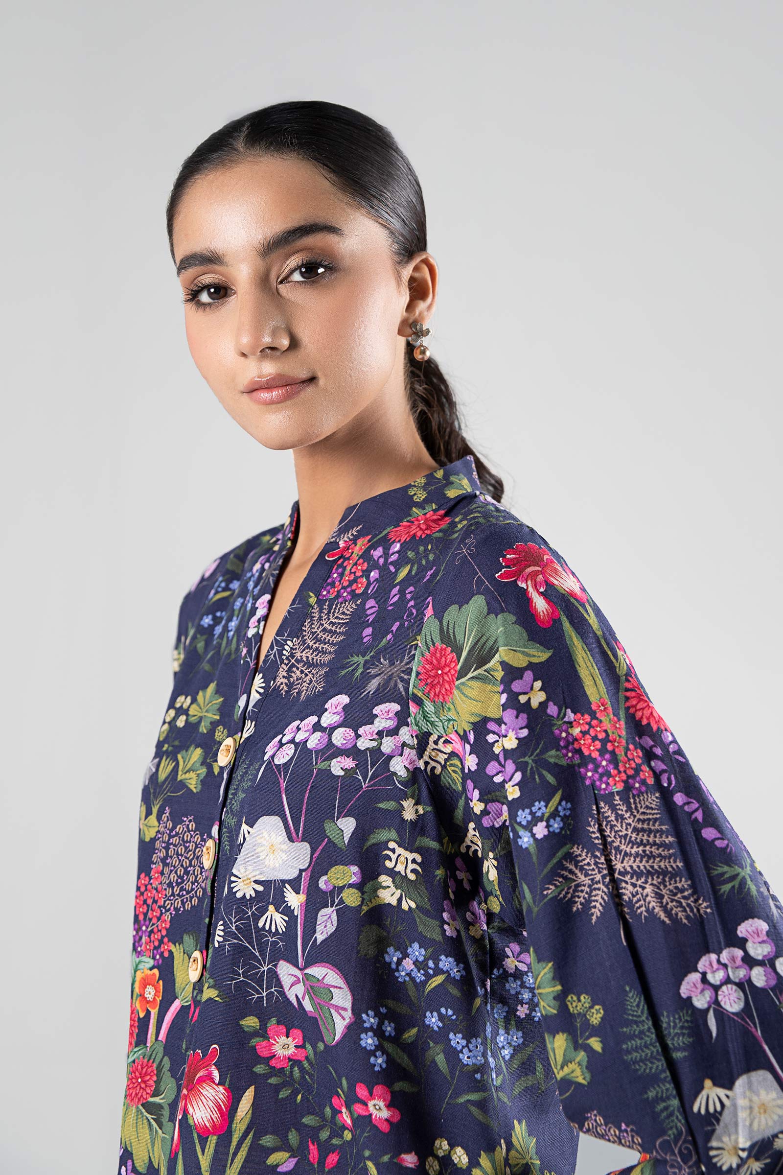 1 Piece - Khaddar Shirt | MB-US23-201-B - Image 3