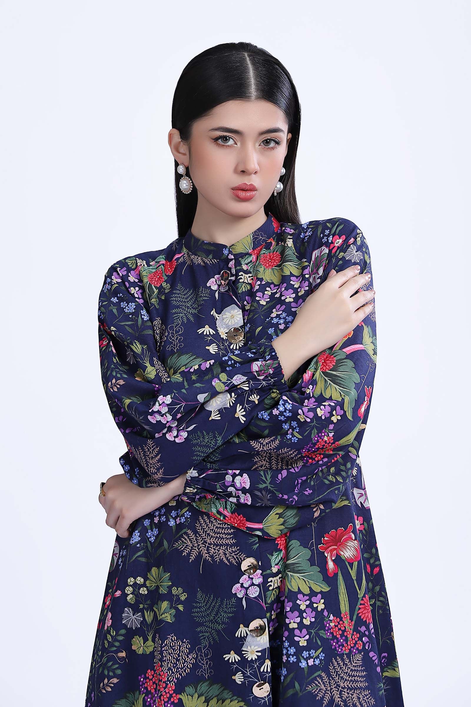 1 Piece - Khaddar Shirt | MB-US23-201-B - Image 6