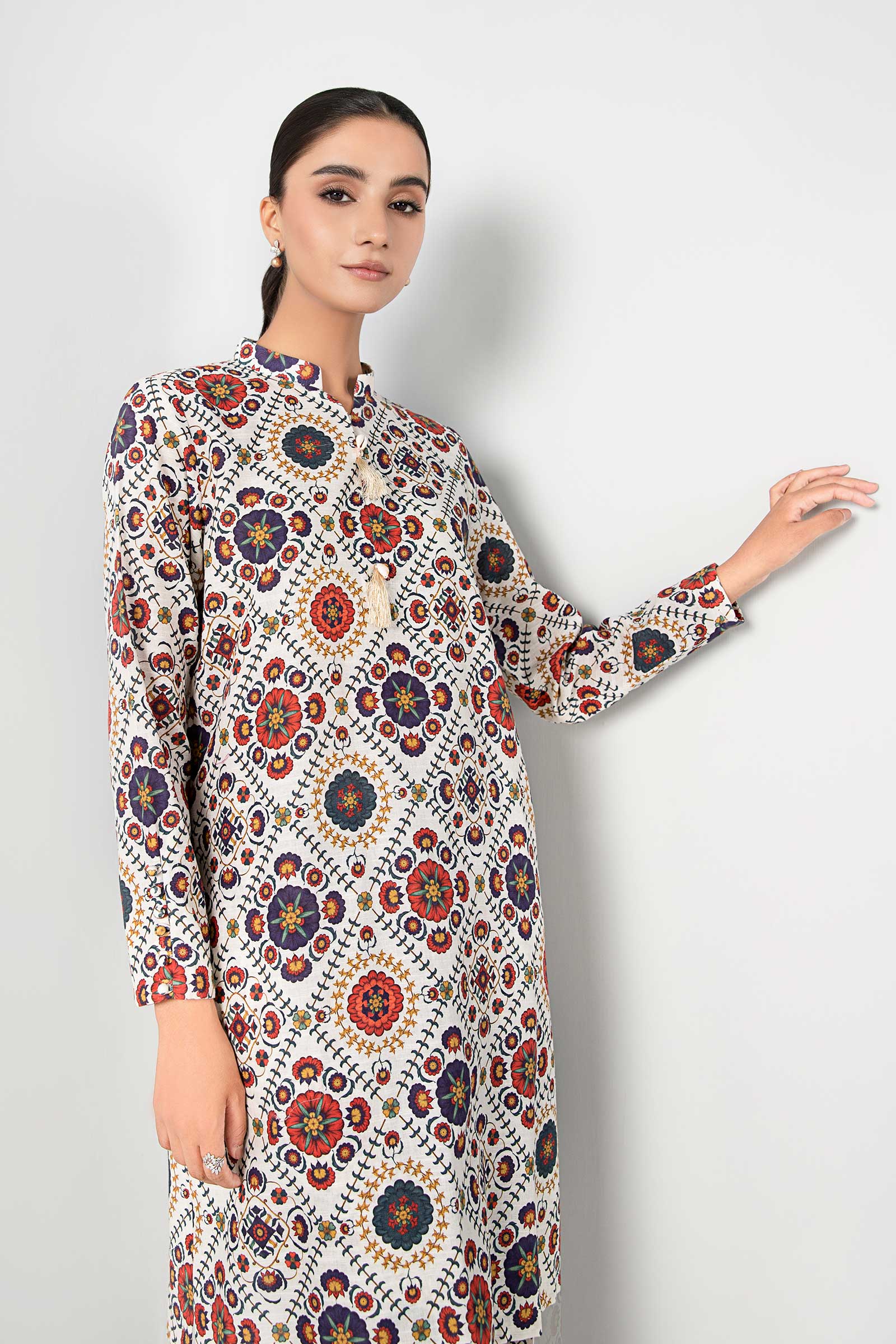 2 Piece - Khaddar Suit | MB-US23-203-A - Image 2