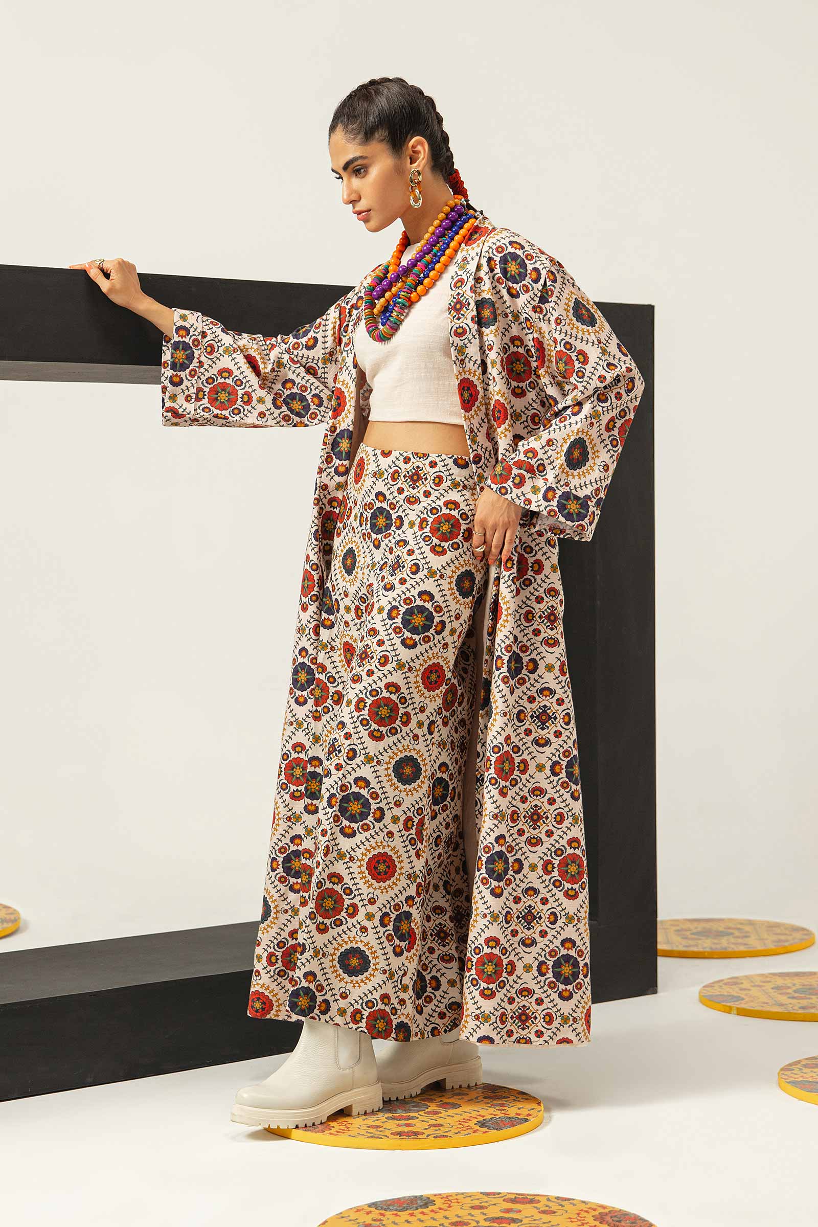 2 Piece - Khaddar Suit | MB-US23-203-A - Image 9