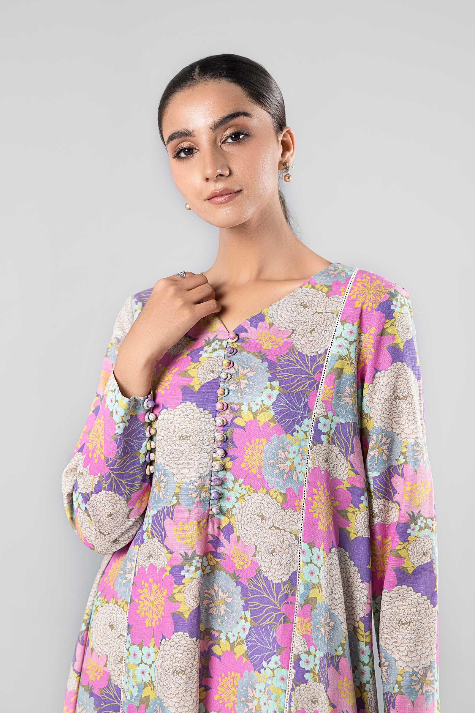 2 Piece - Khaddar Suit | MB-US23-204-A - Image 2