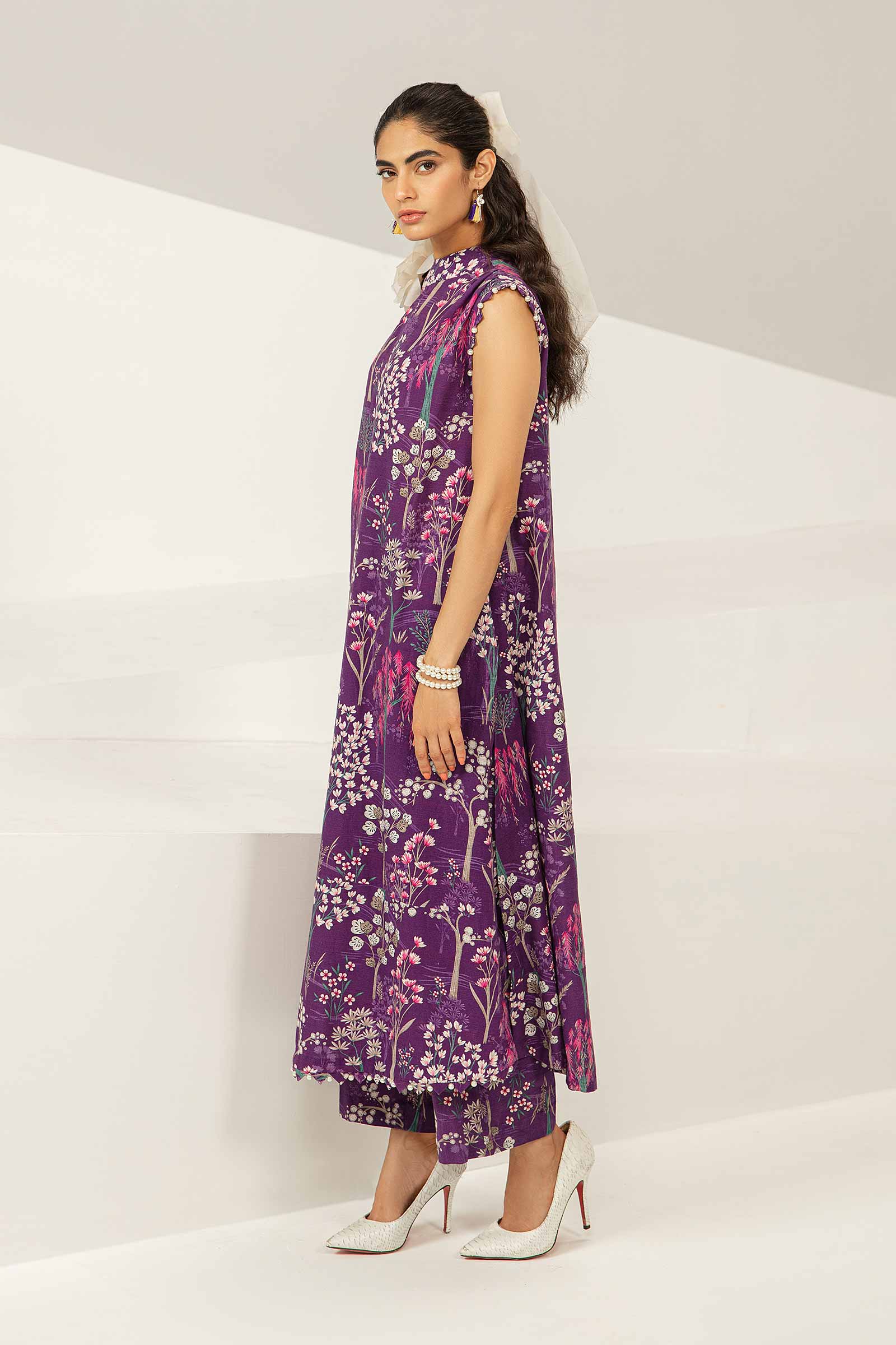 1 Piece - Khaddar Shirt | MB-US23-205-A - Image 7