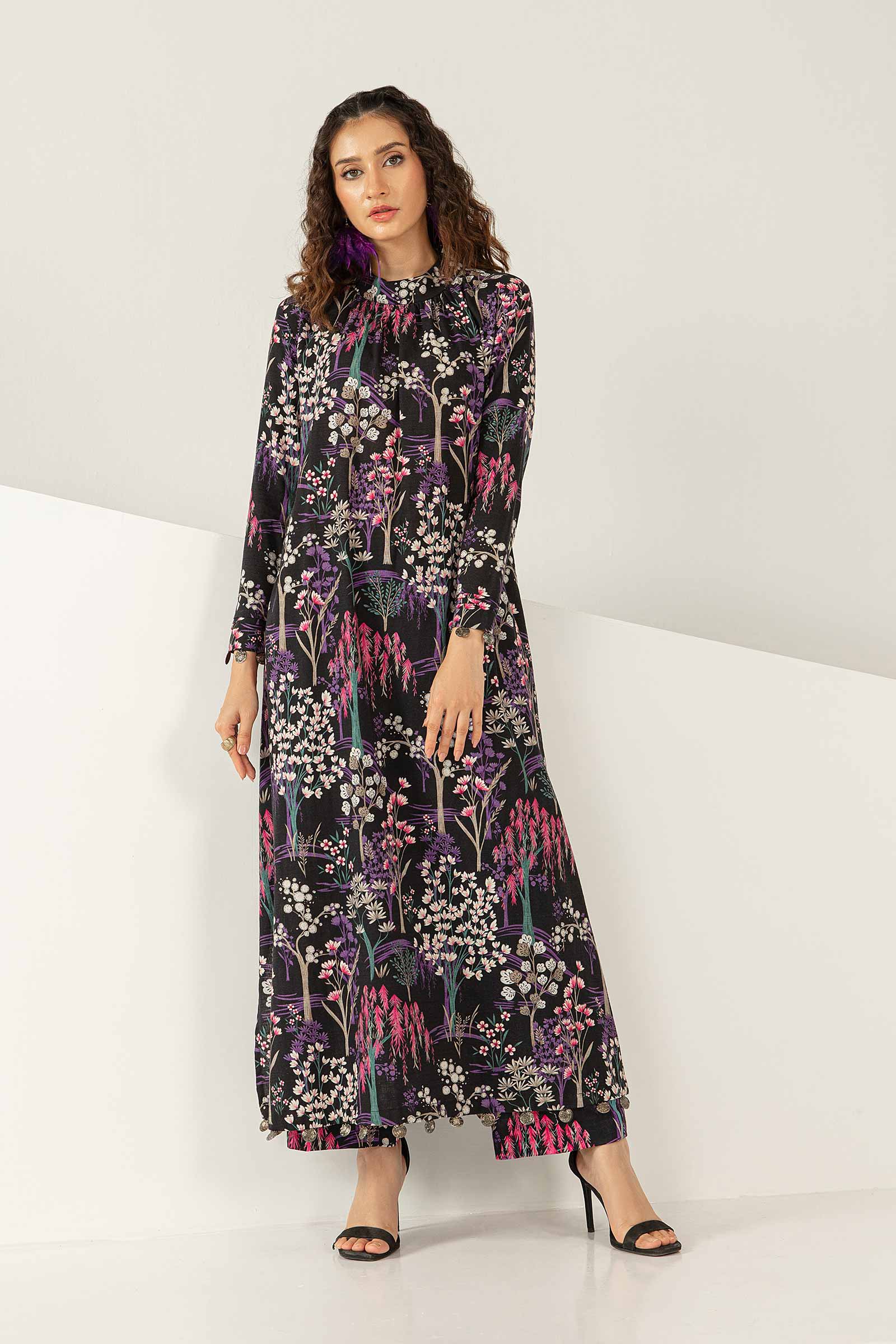 1 Piece - Khaddar Shirt | MB-US23-205-B - Image 5