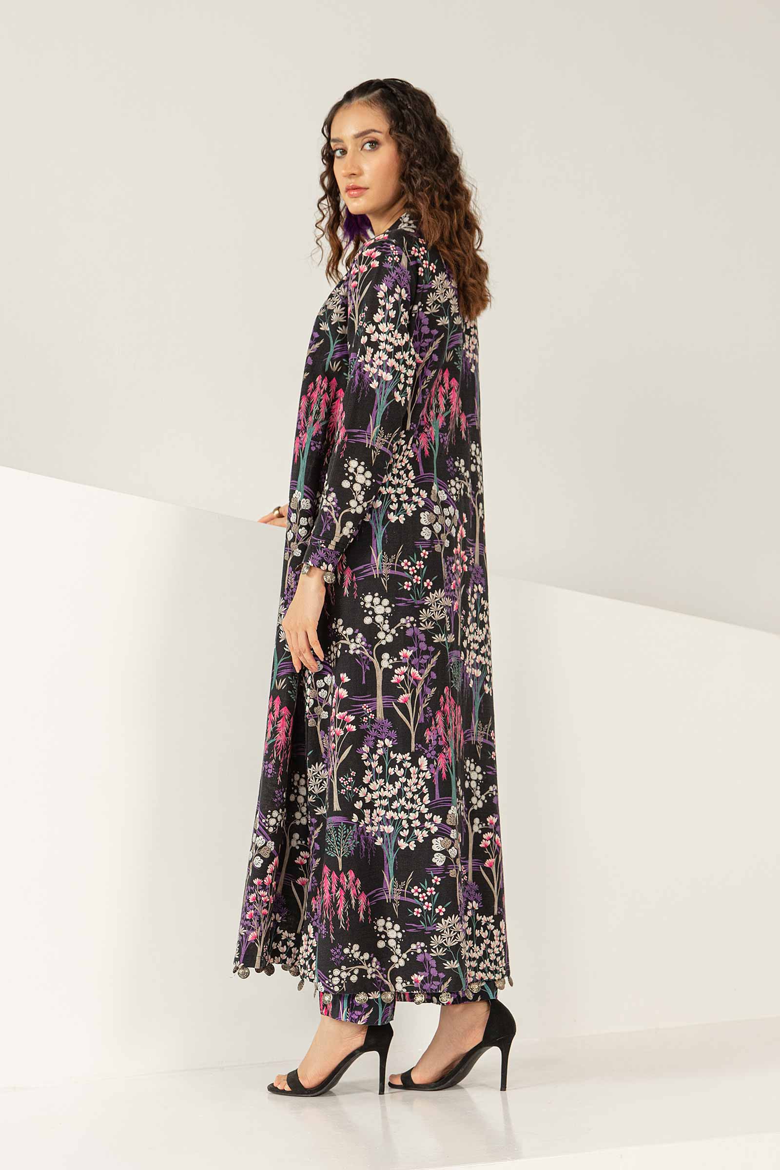 1 Piece - Khaddar Shirt | MB-US23-205-B - Image 8