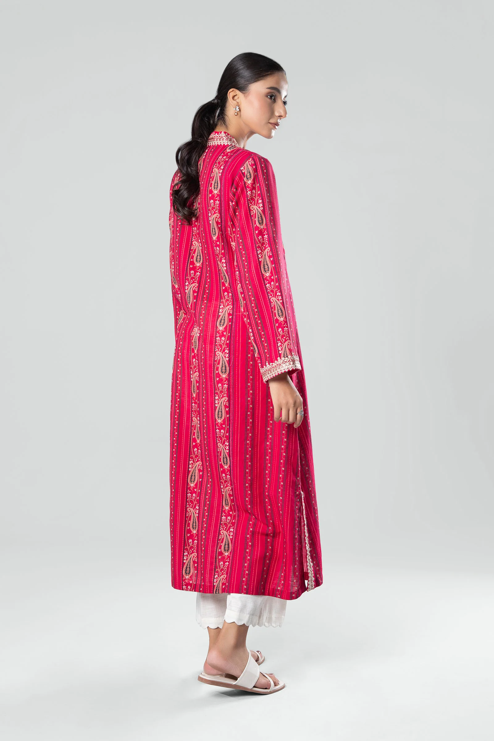 2 Piece - Khaddar Suit | MB-US23-206-A - Image 10