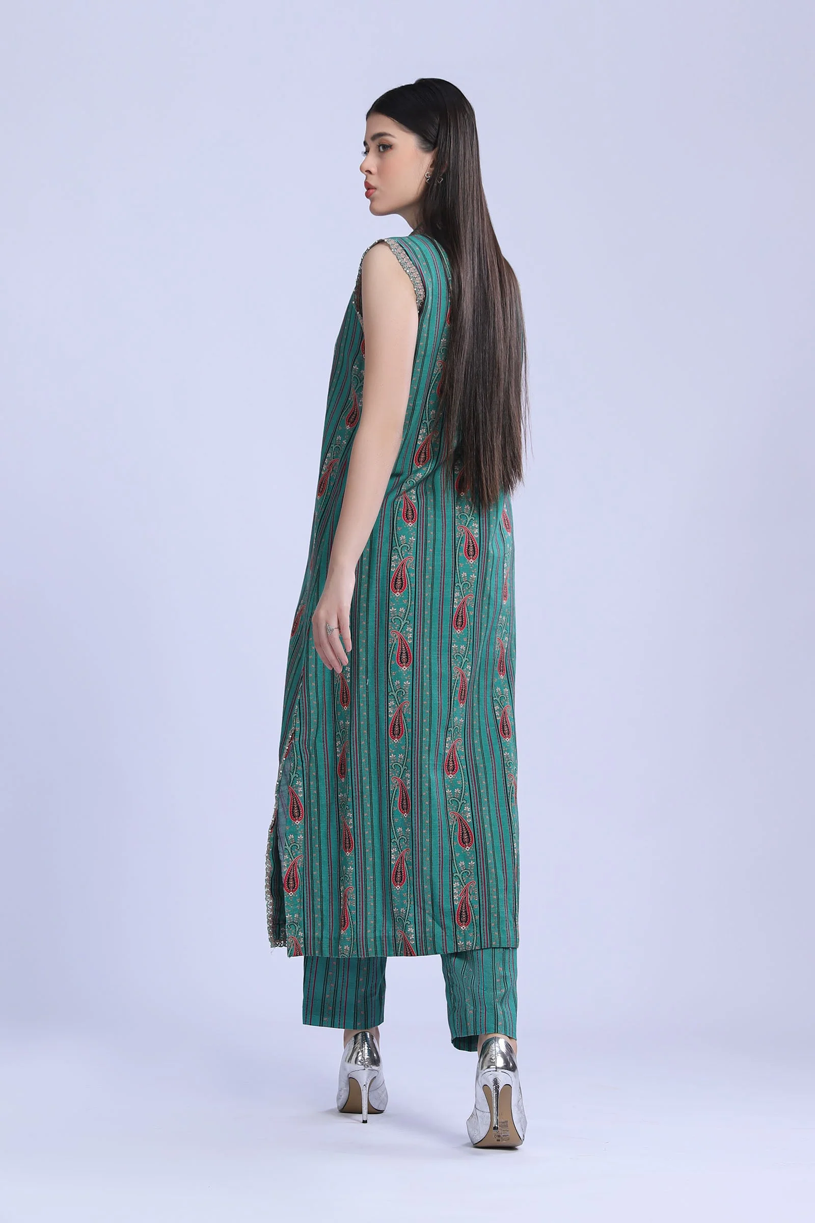 2 Piece - Khaddar Suit | MB-US23-206-B - Image 10
