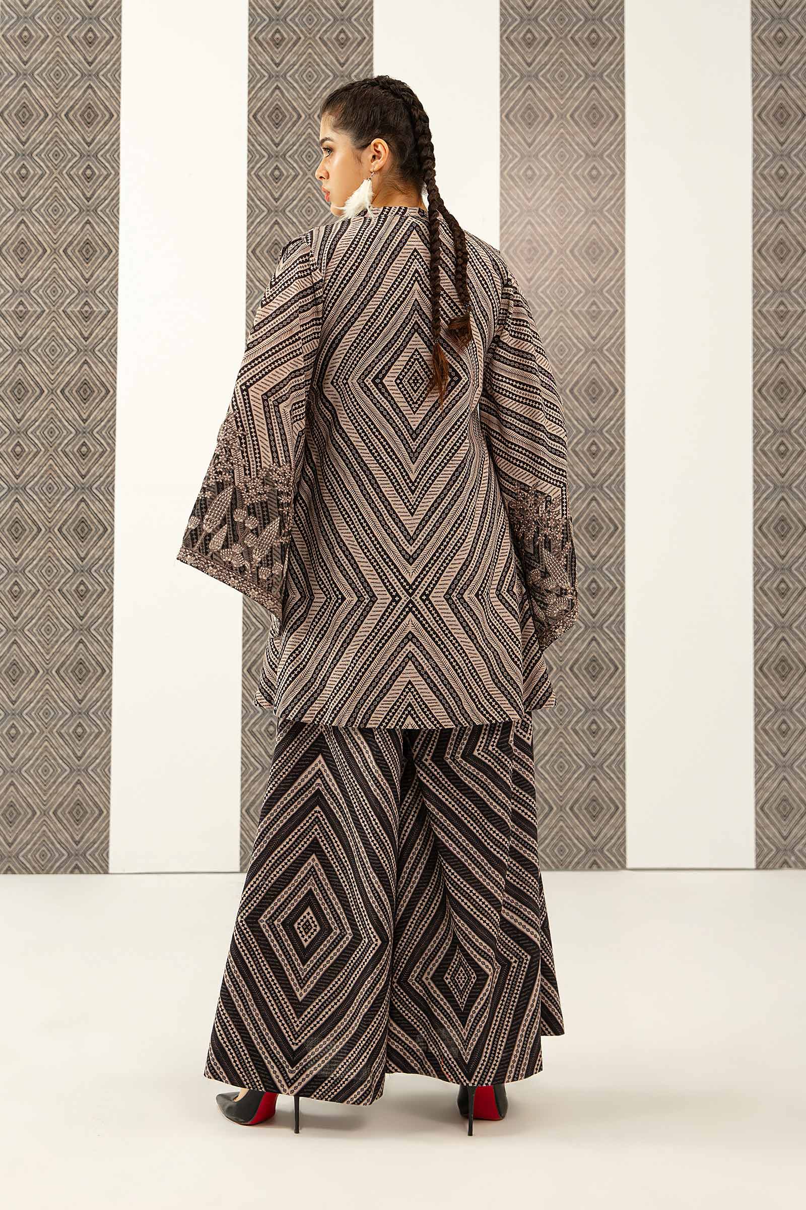 3 Piece - Khaddar Suit | MB-US23-208-A - Image 12