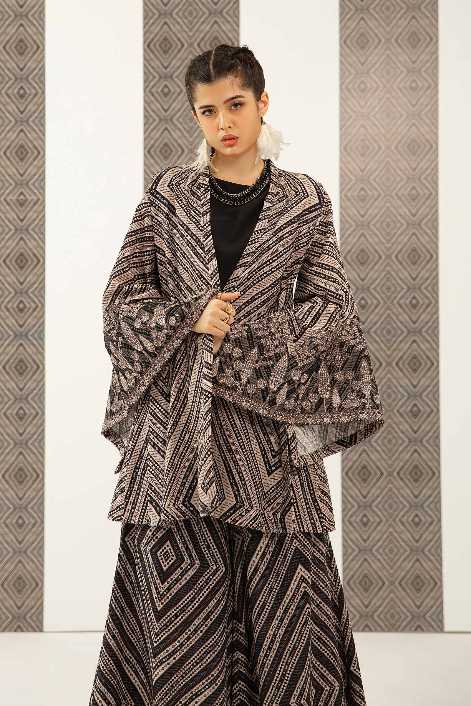 3 Piece - Khaddar Suit | MB-US23-208-A - Image 8