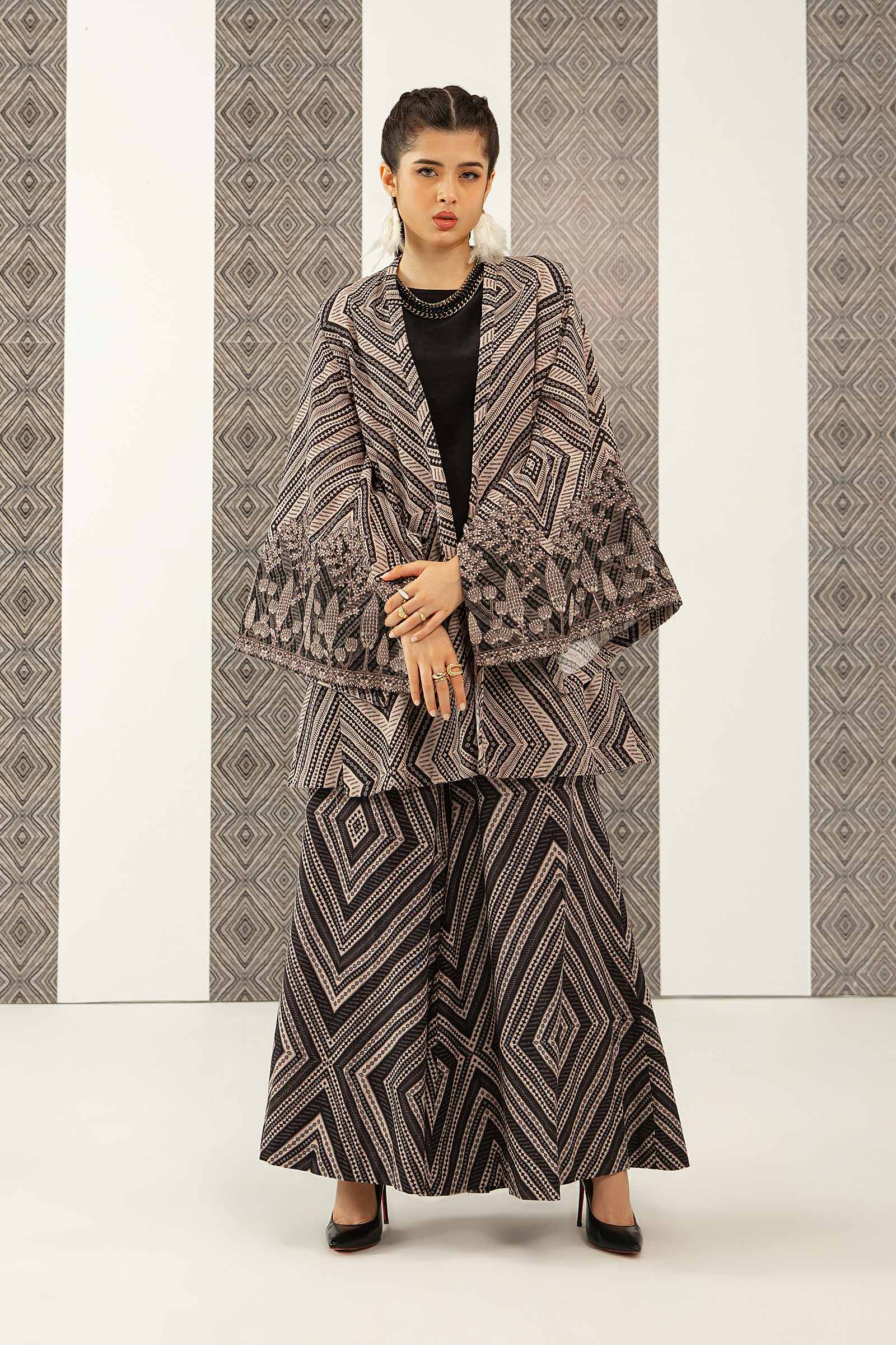 3 Piece - Khaddar Suit | MB-US23-208-A - Image 9