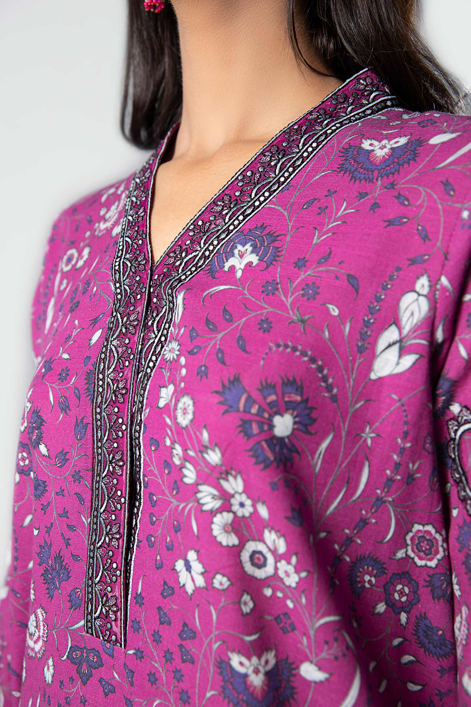 3 Piece - Khaddar Suit | MB-US23-209-A - Image 4