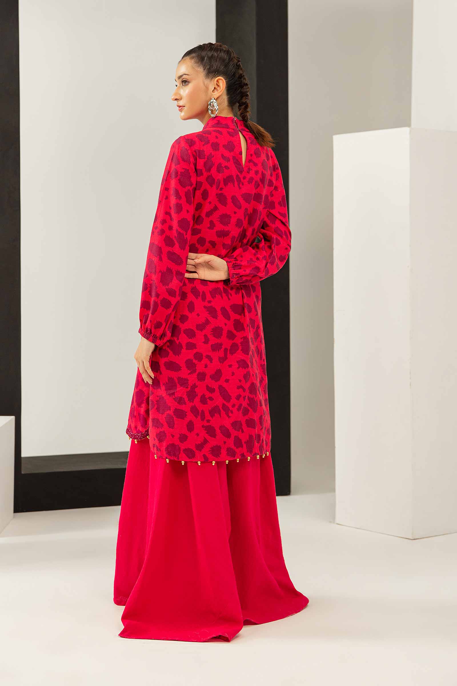 3 Piece - Khaddar Suit | MB-US23-210-A - Image 10