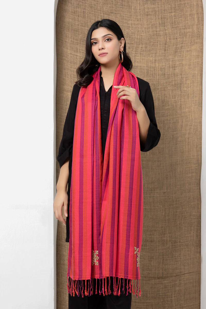 Scarf Pink MB-W21-108 - Image 2