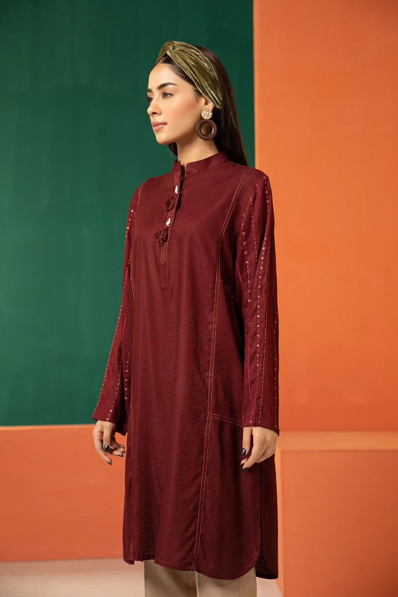Shirt Maroon MB-W21-126 - Image 2