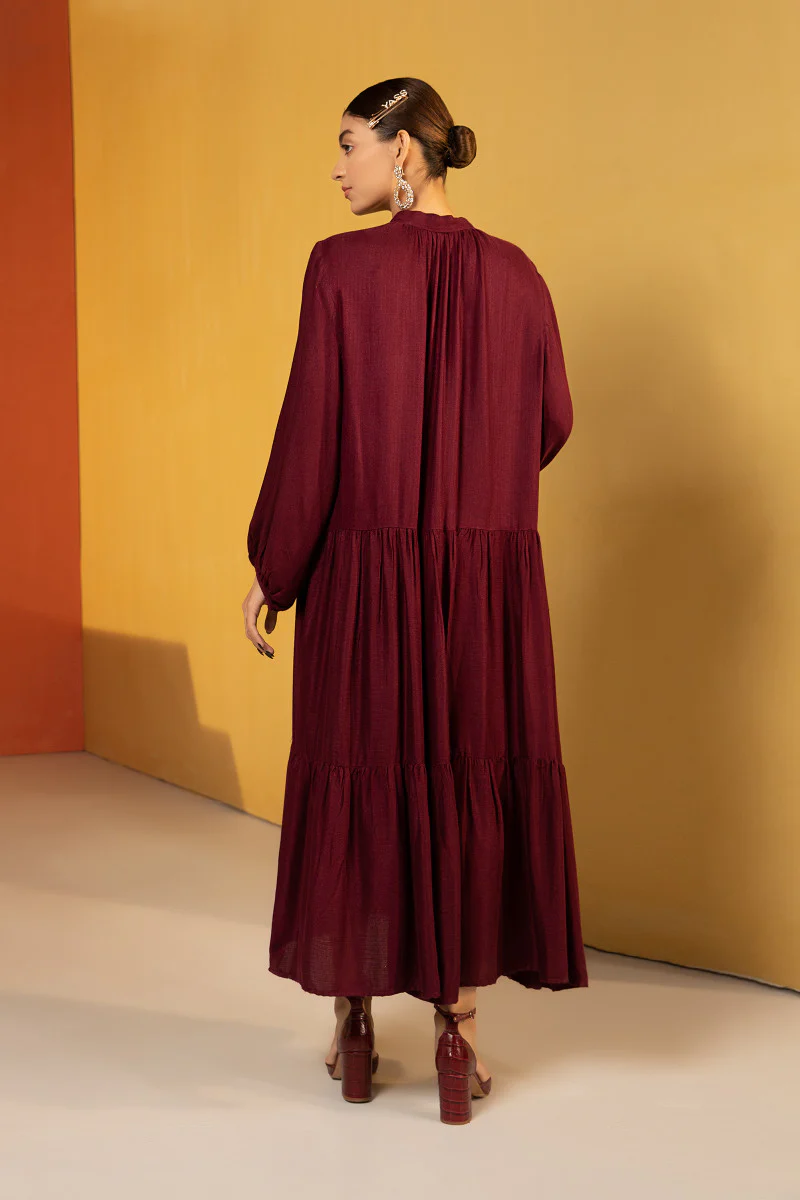 Shirt Maroon MB-W21-143 - Image 3