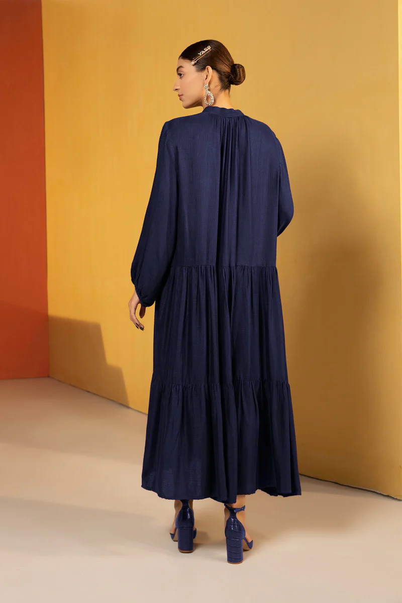 Shirt Navy Blue MB-W21-143 - Image 3