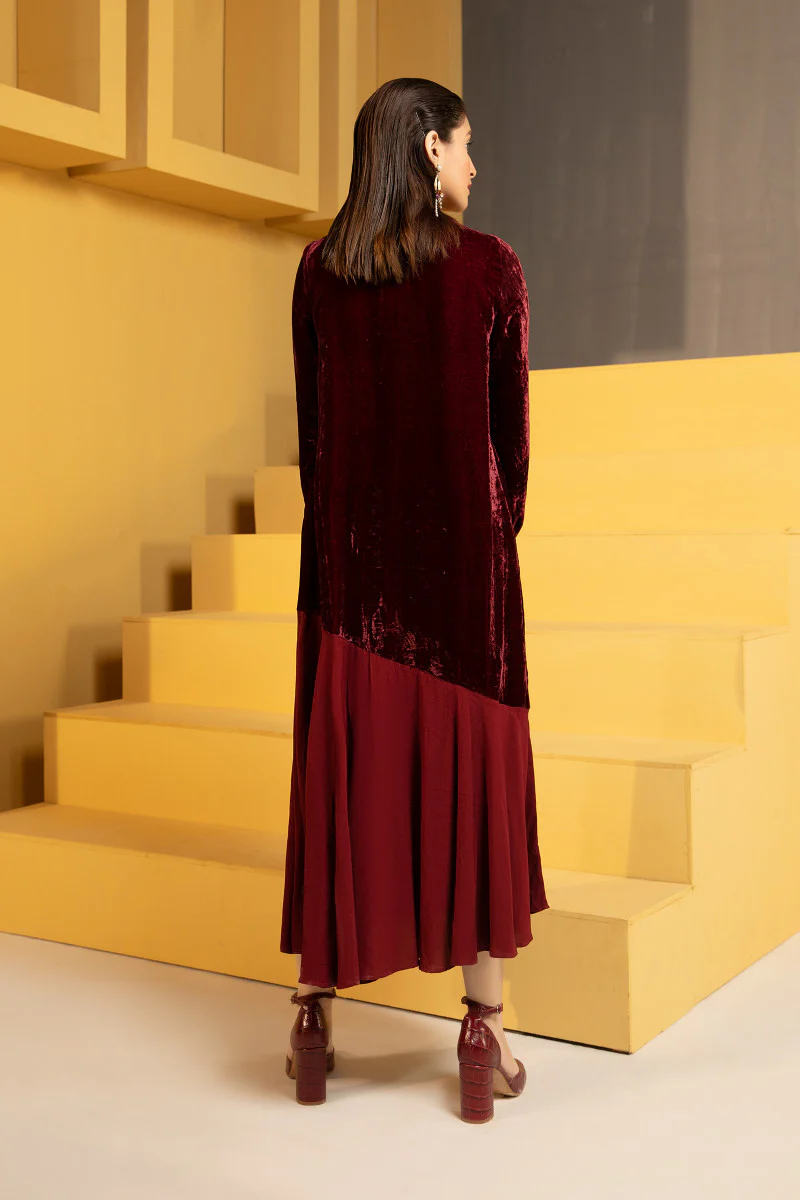 Shirt Maroon MB-W21-145 - Image 3