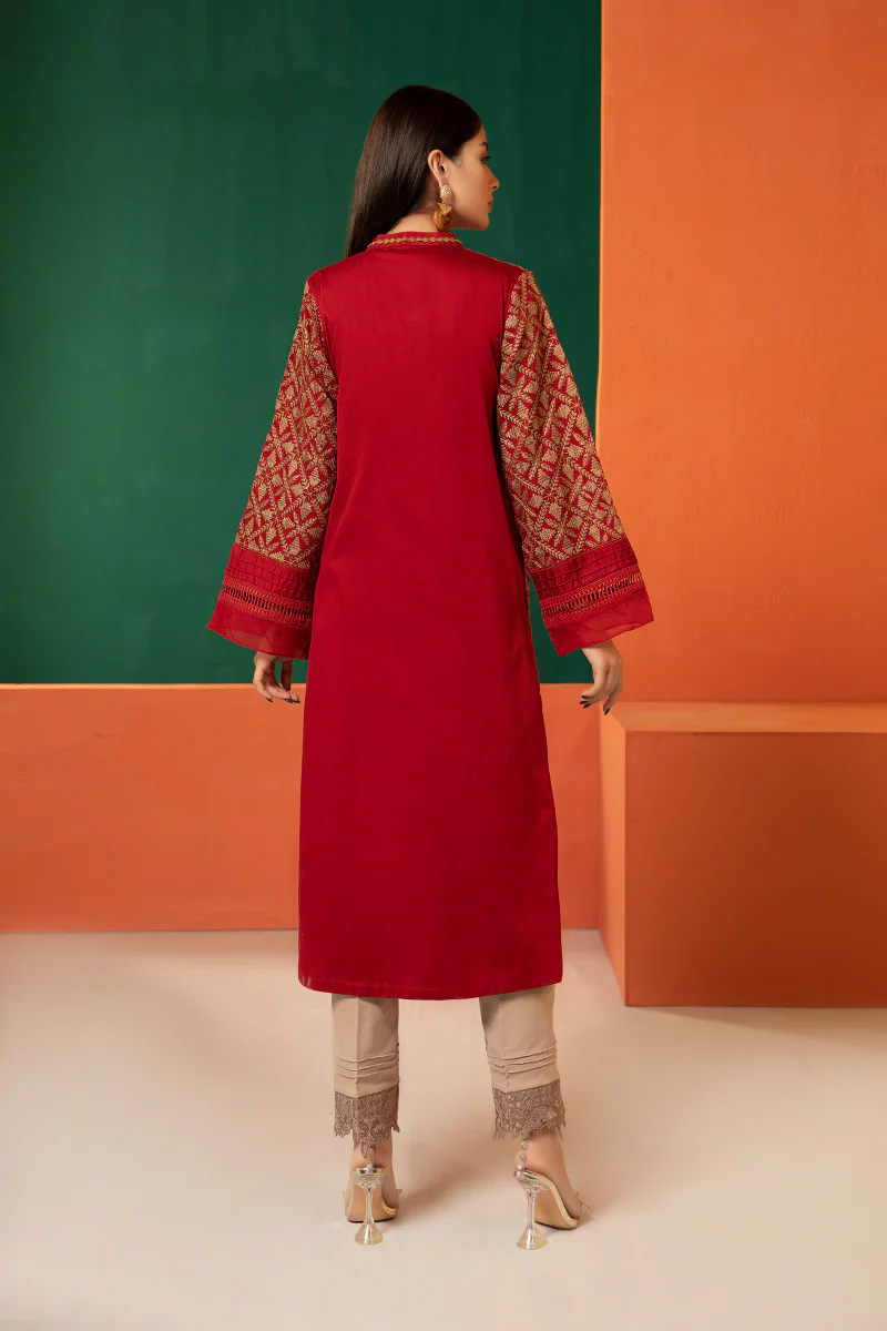 Shirt Red MB-W21-57 - Image 4