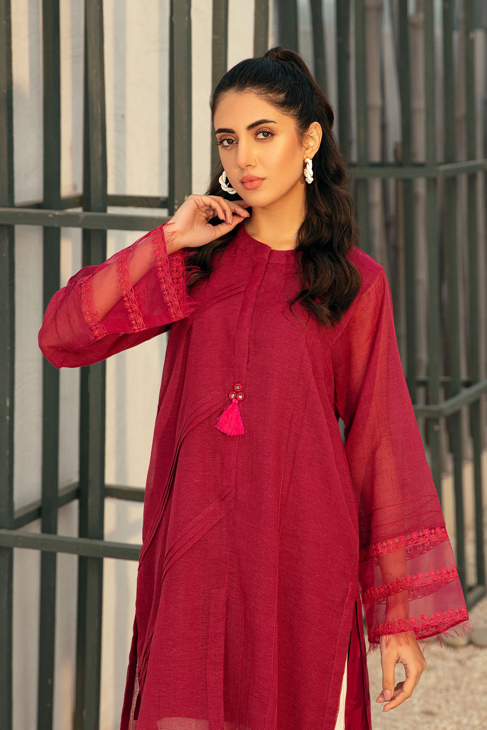 Shirt Magenta MB-W22-104 - Image 2