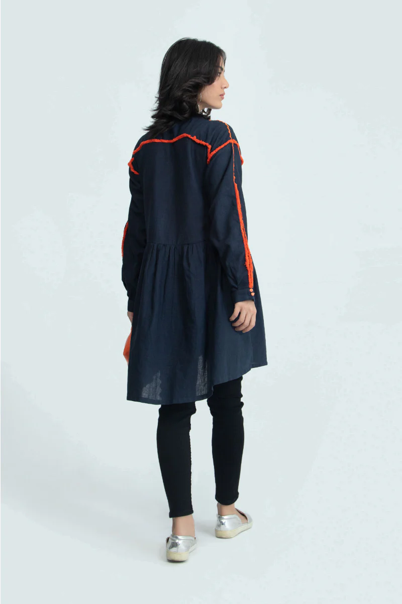 Shirt Blue MB-W22-105 - Image 4