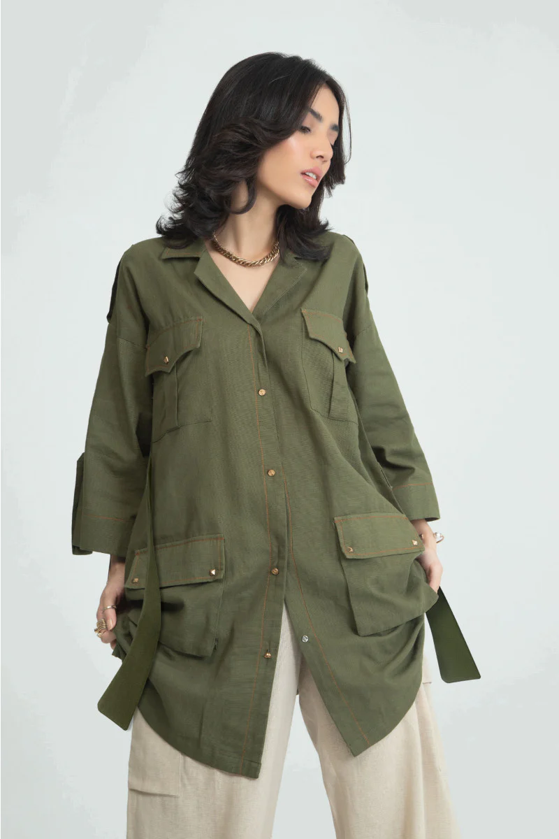 Shirt Green MB-W22-118 - Image 2