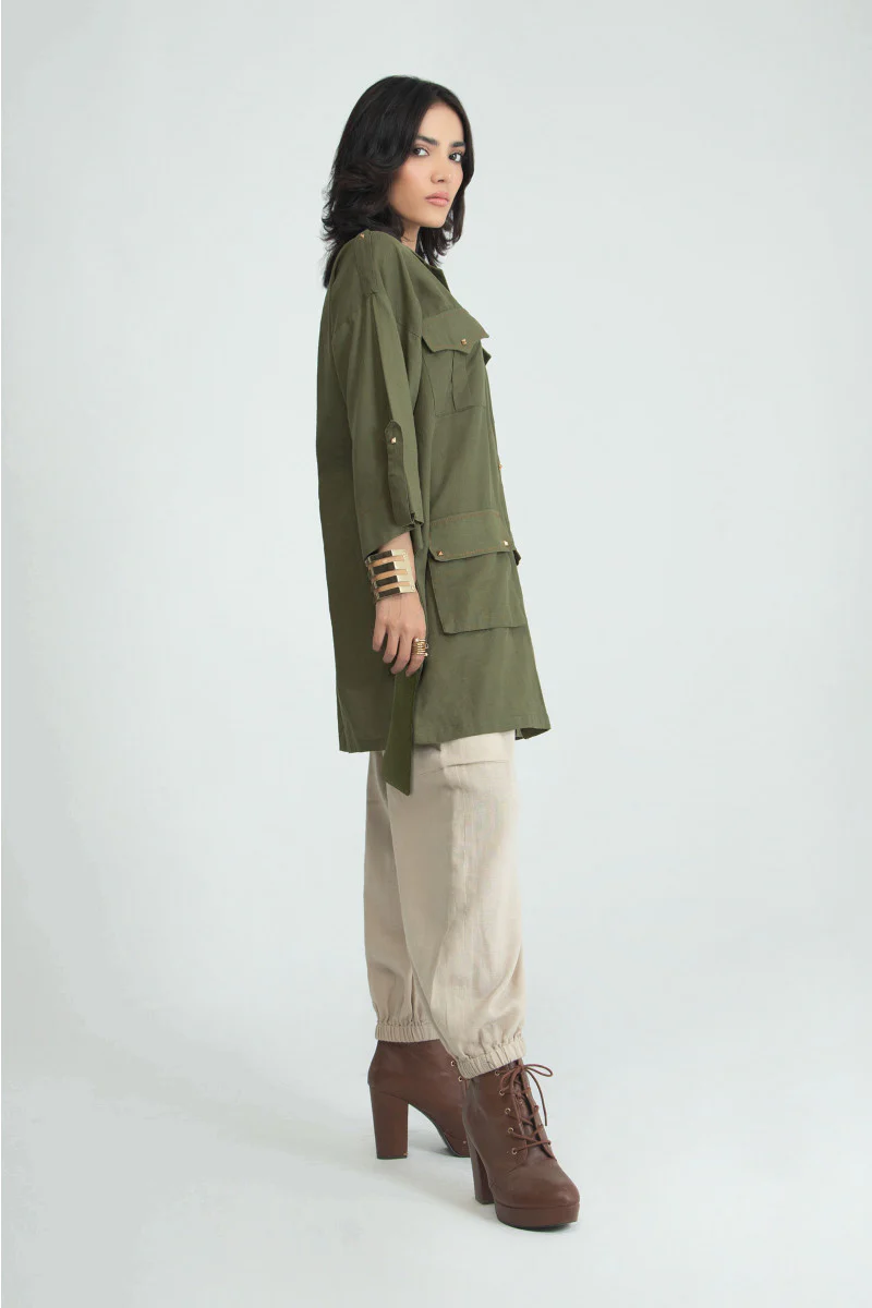 Shirt Green MB-W22-118 - Image 4