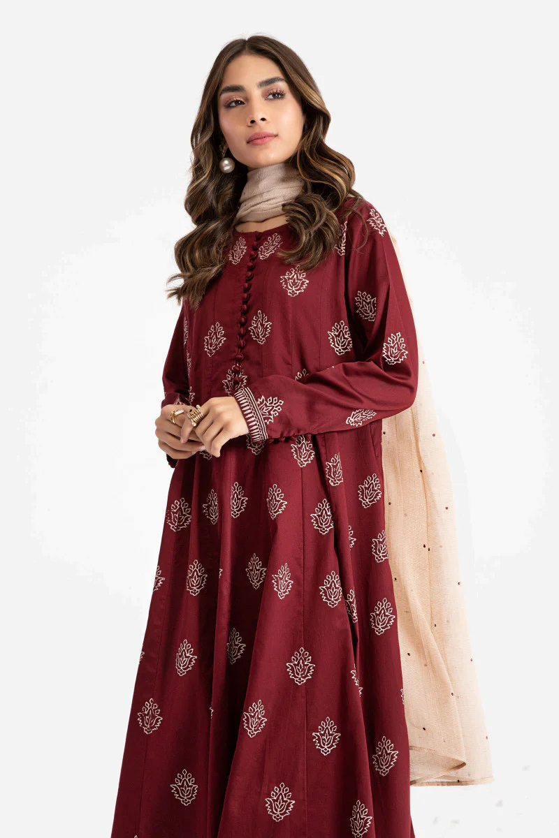 Shirt Maroon MB-W22-121 - Image 2